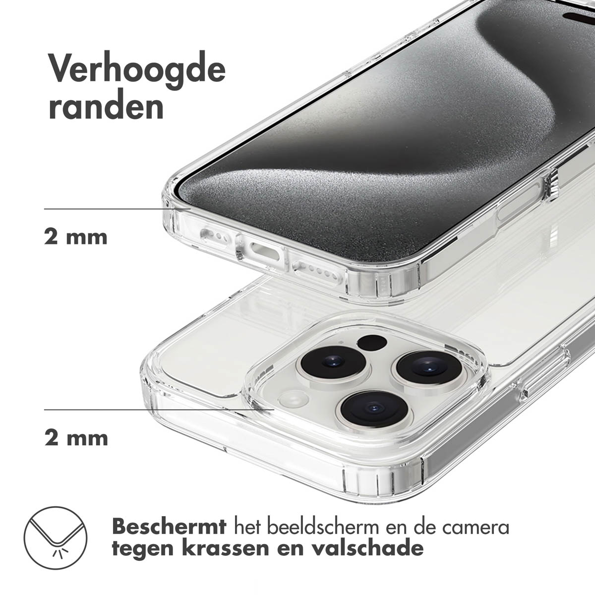 Accezz Xtreme Impact Backcover Apple iPhone 16 Pro - Transparant