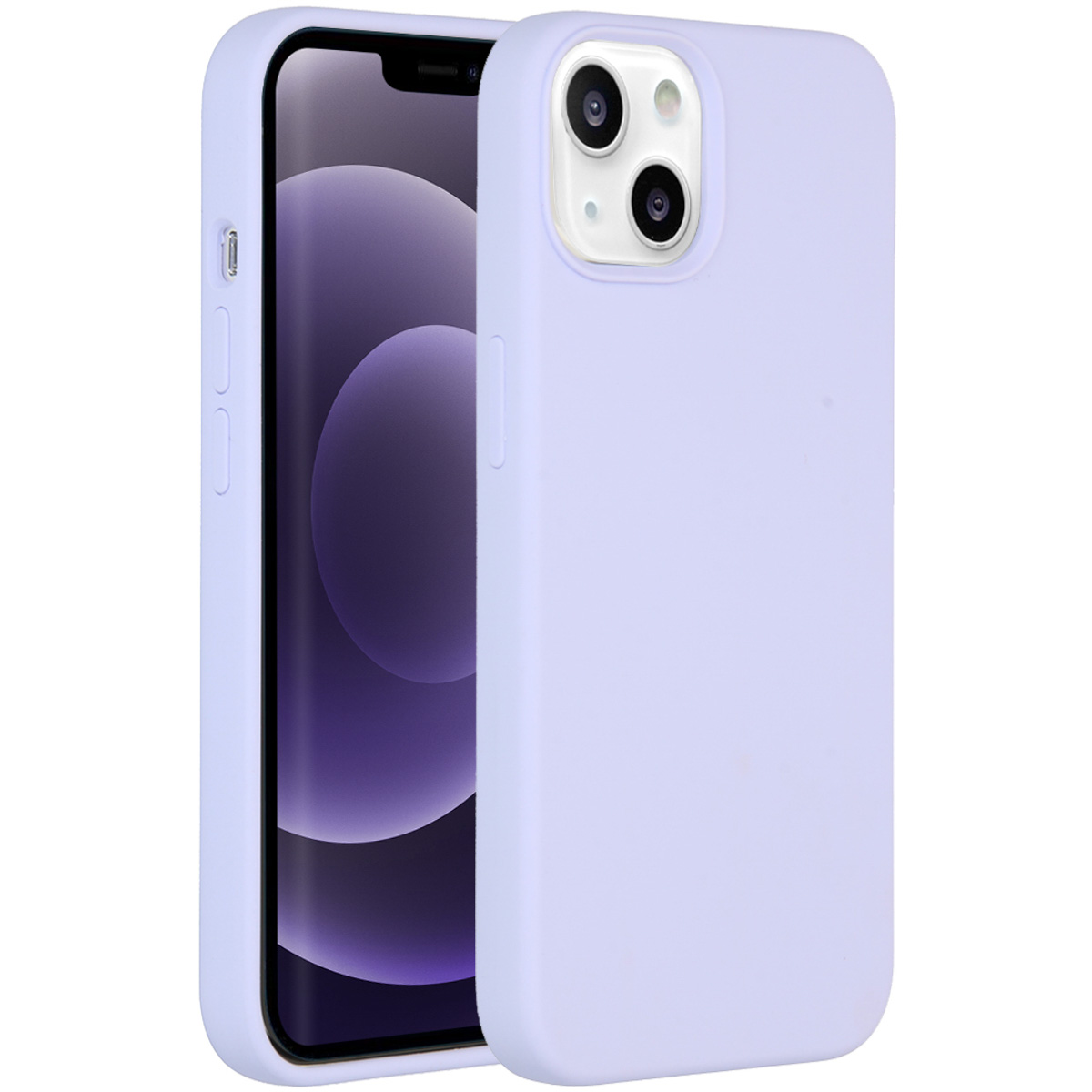Accezz Liquid Silicone Backcover Apple iPhone 13 - Paars