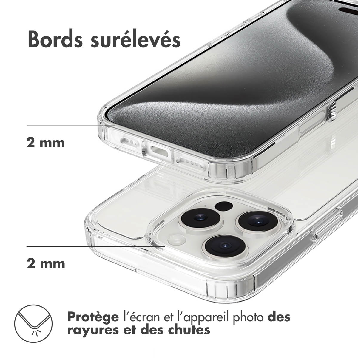 Accezz Xtreme Impact Backcover Apple iPhone 16 Pro - Transparant