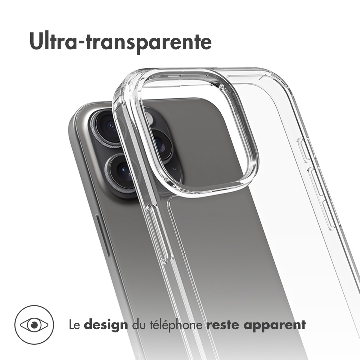 Accezz Xtreme Impact Backcover Apple iPhone 16 Pro Max - Transparant
