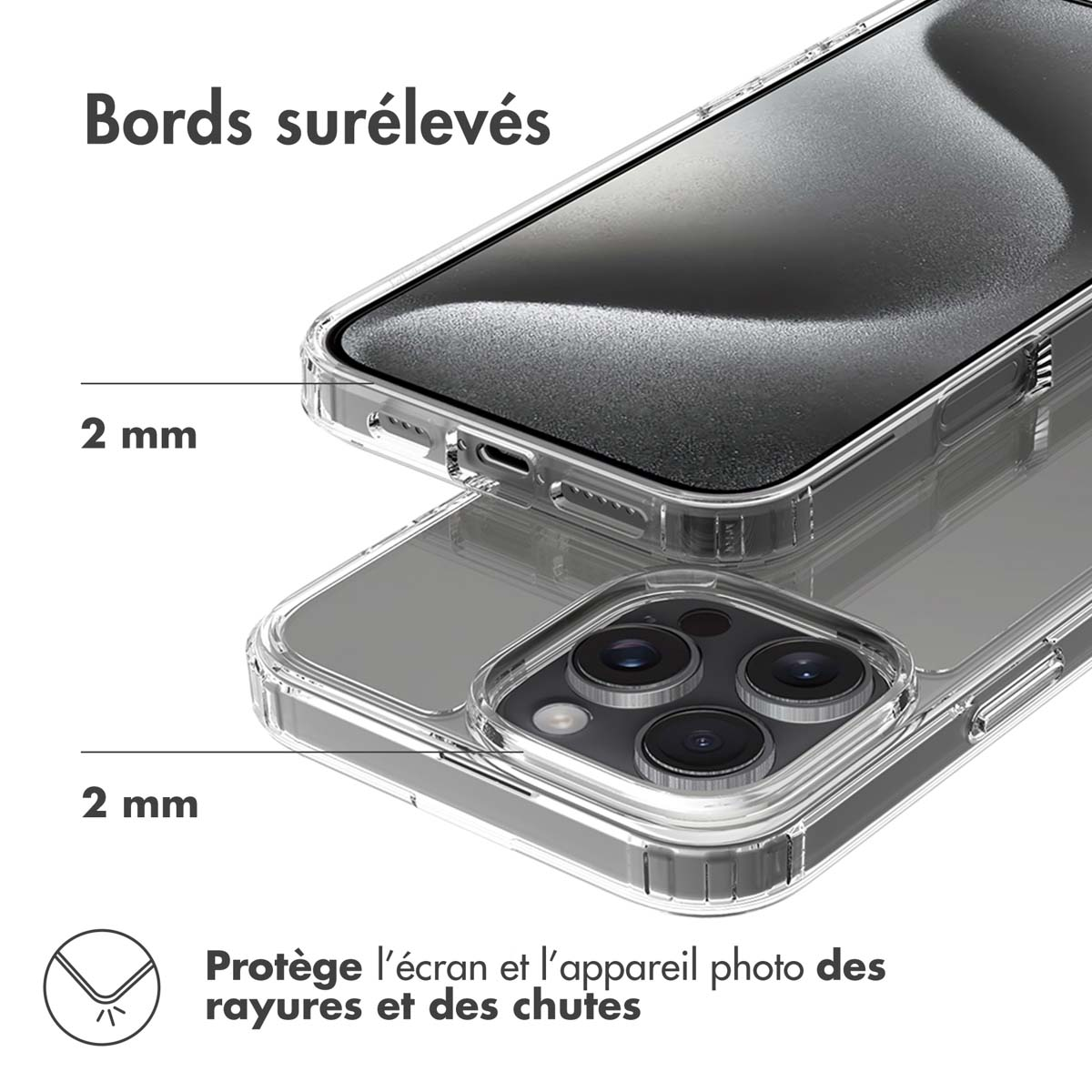 Accezz Xtreme Impact Backcover Apple iPhone 16 Pro Max - Transparant