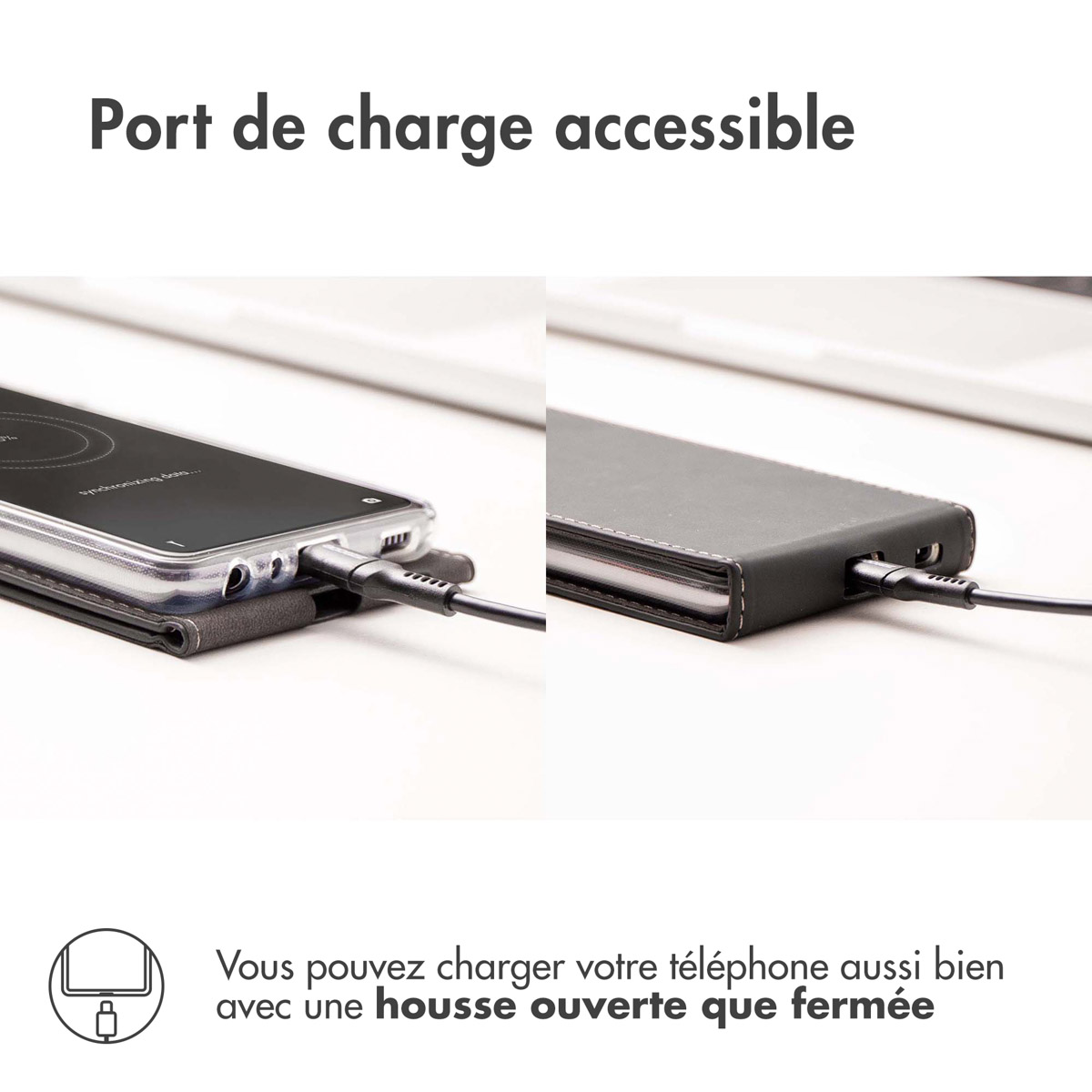 Accezz Flipcase Apple iPhone 16 - Zwart