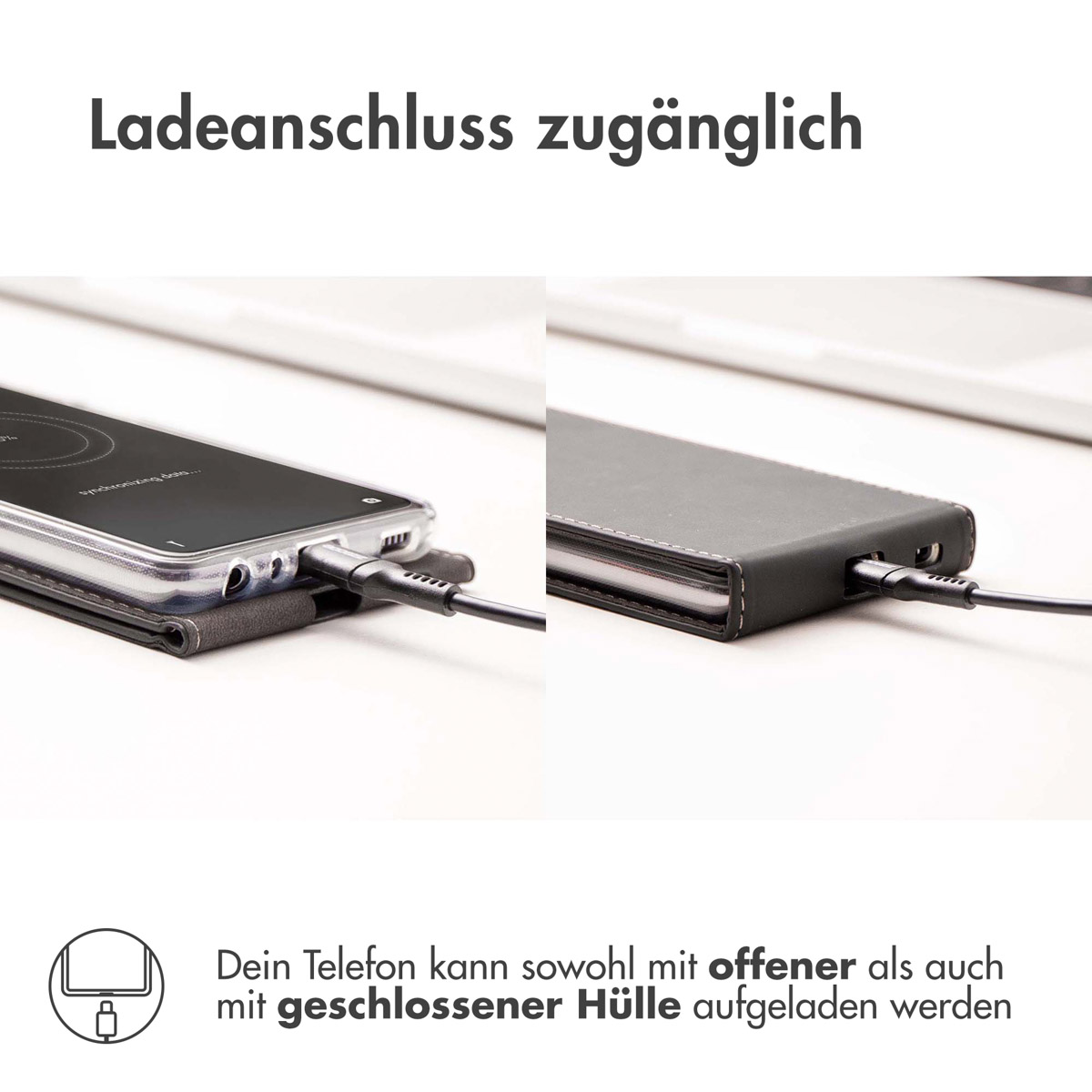 Accezz Flipcase Apple iPhone 16 - Zwart