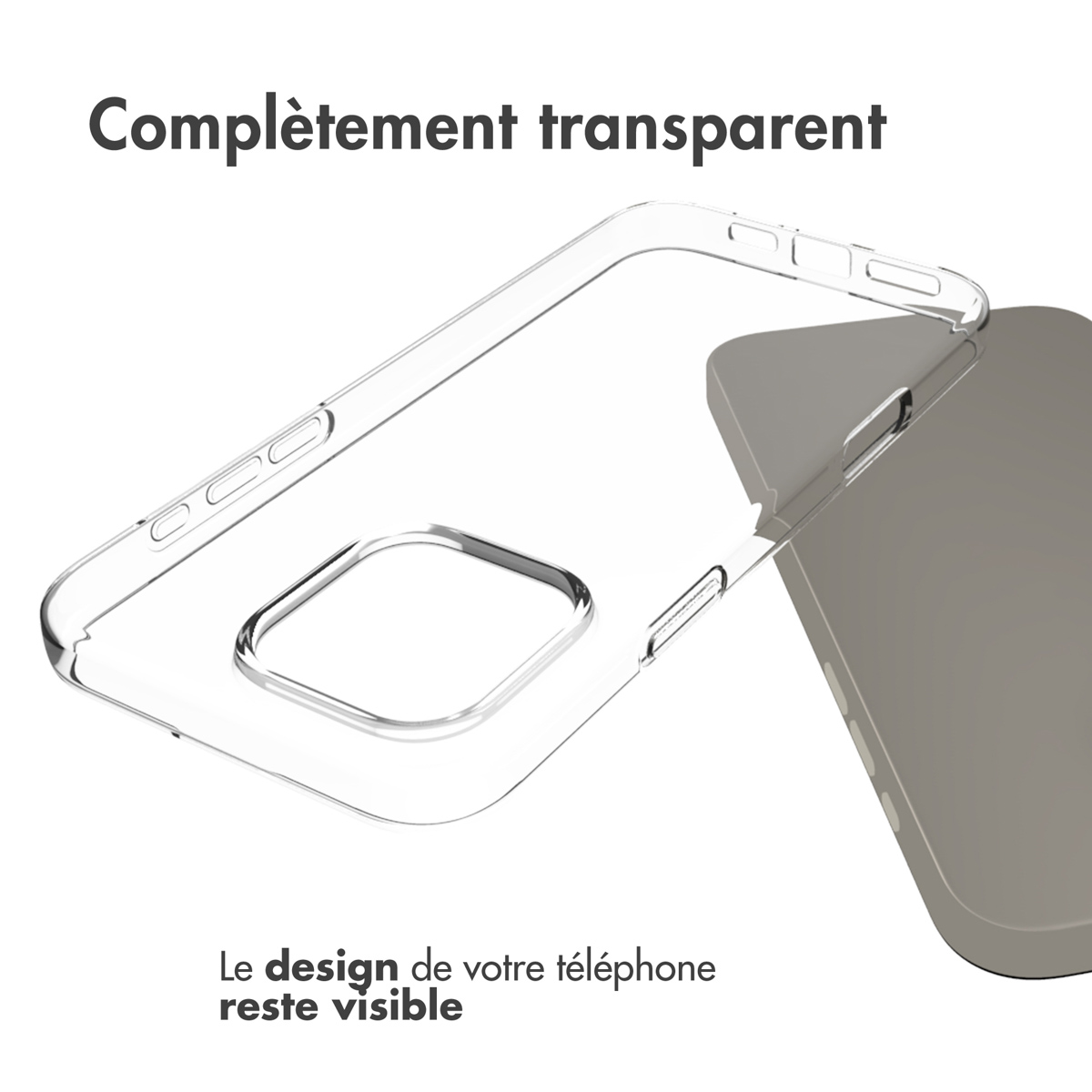 Accezz Clear Backcover Apple iPhone 16 Pro Max - Transparant