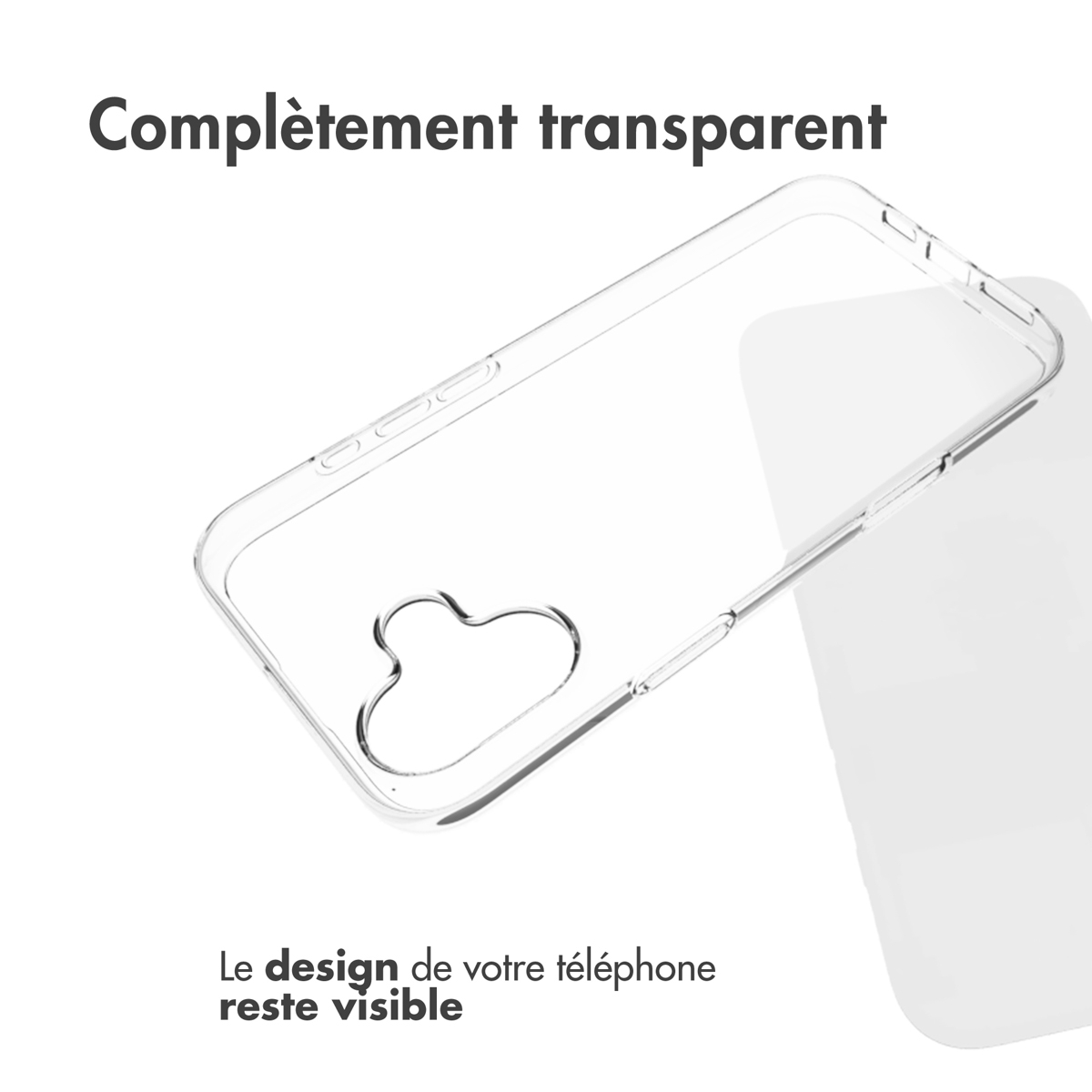 Accezz Clear Backcover Apple iPhone 16 Plus - Transparant