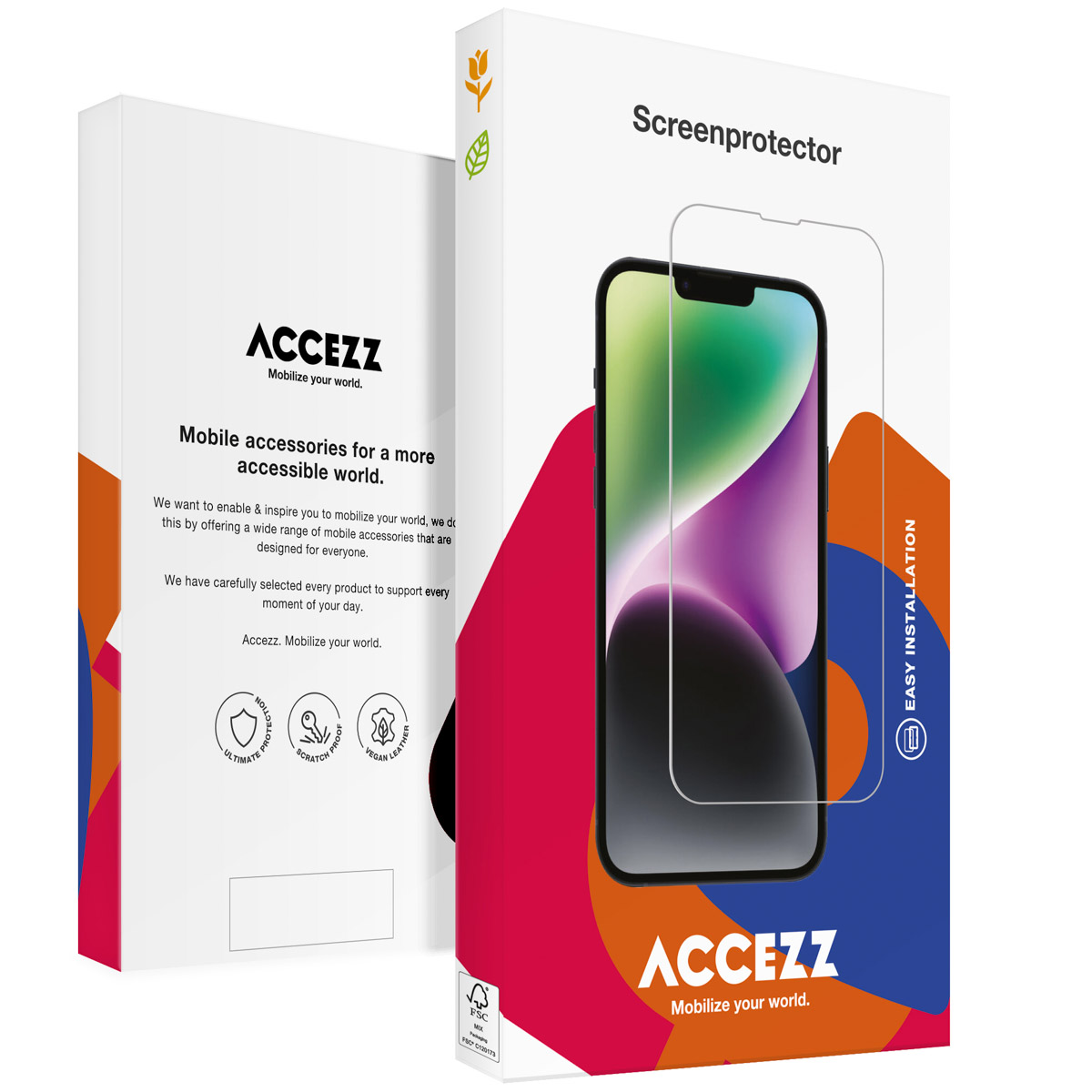 Accezz Gehard Glas Screenprotector Apple iPhone 16 Pro