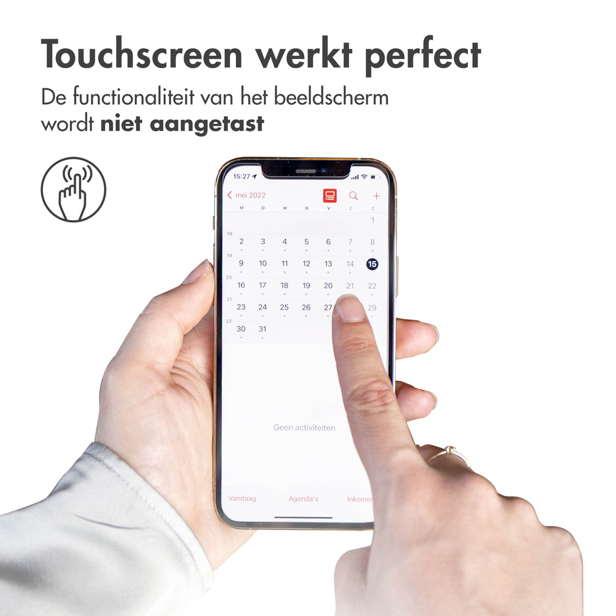 Accezz Gehard Glas Full Cover Screenprotector Apple iPhone 16 Pro