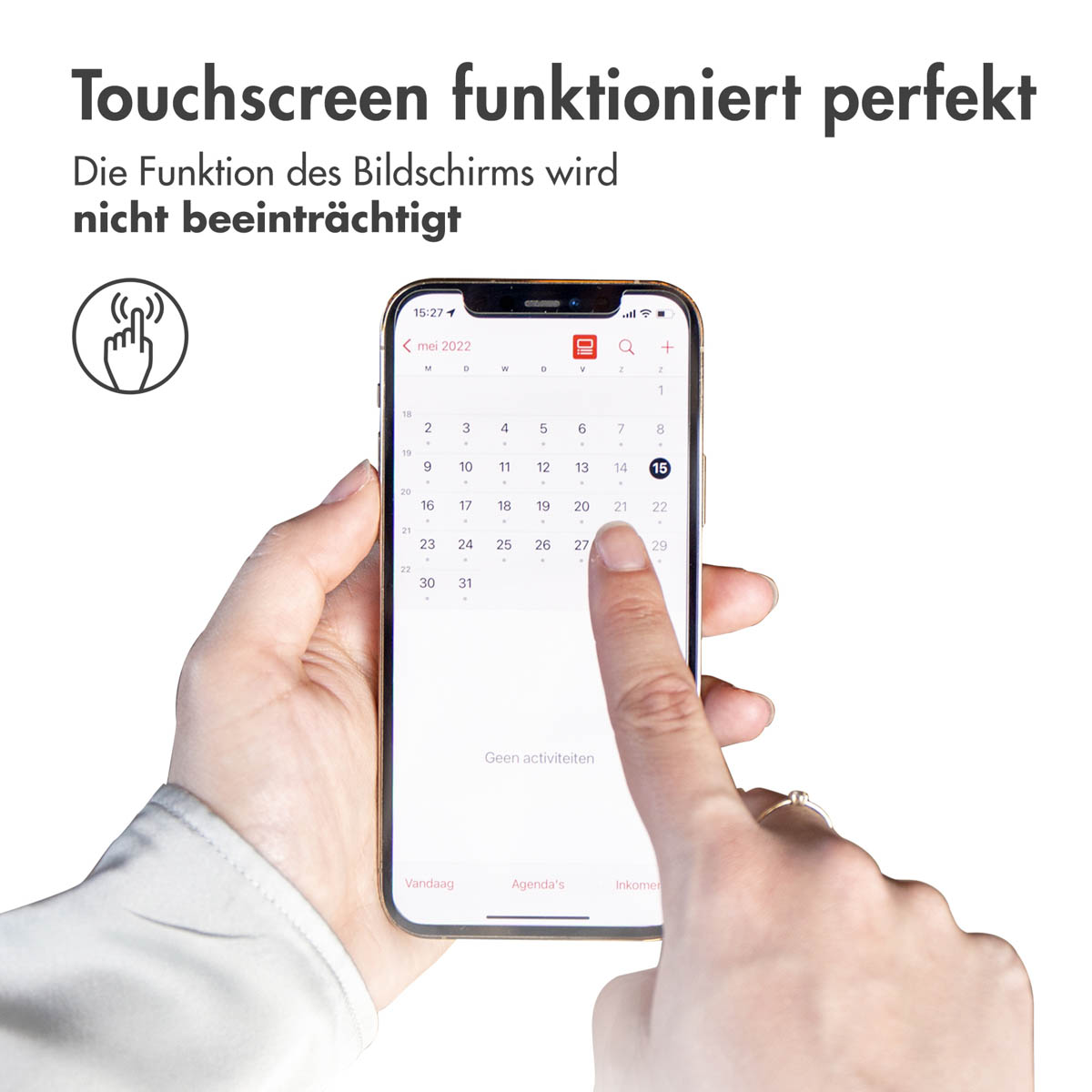 Accezz Gehard Glas Full Cover Screenprotector Apple iPhone 16 Pro