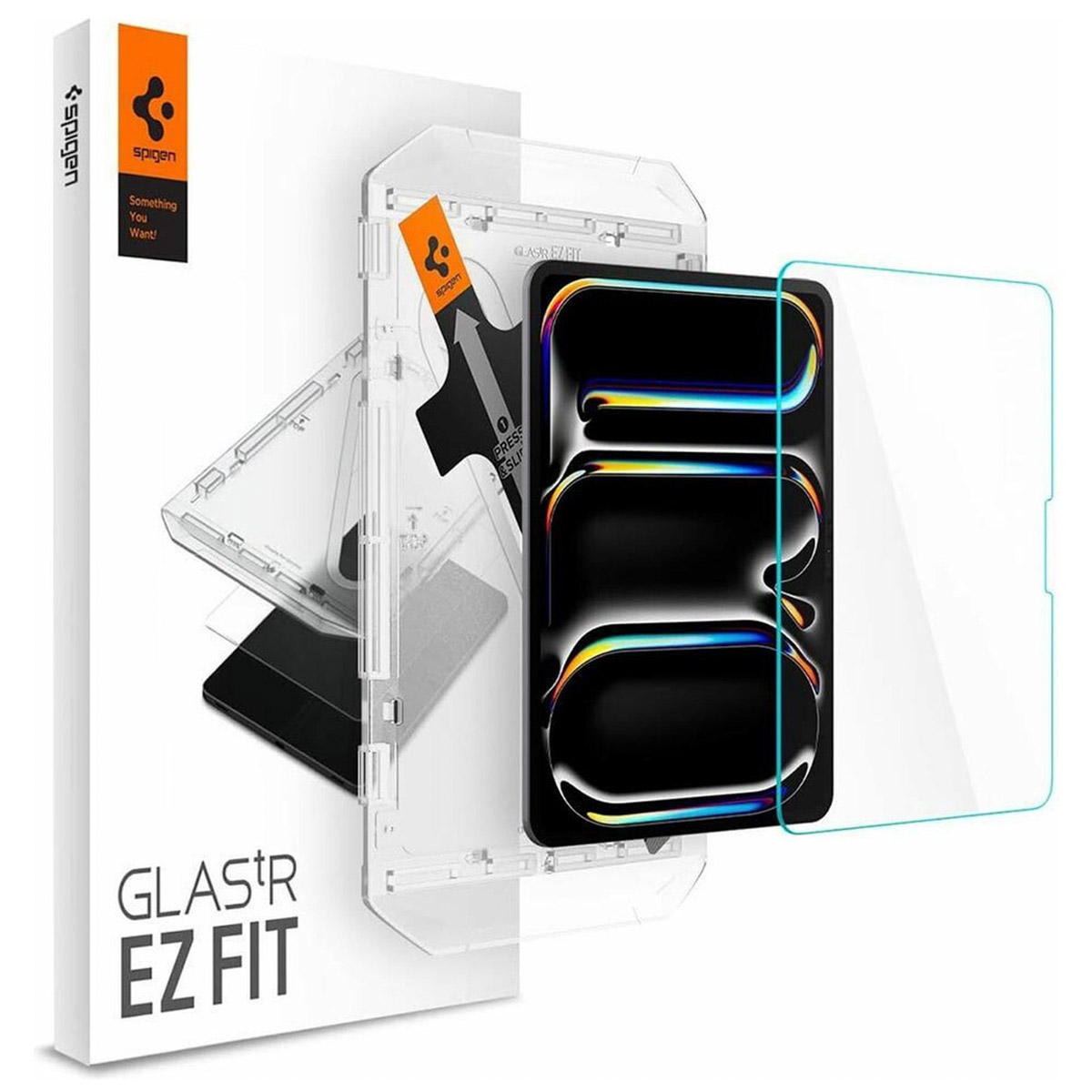 Spigen GLAStR EZ Fit Screenprotector + Applicator Apple iPad Pro 11 (2024) M4