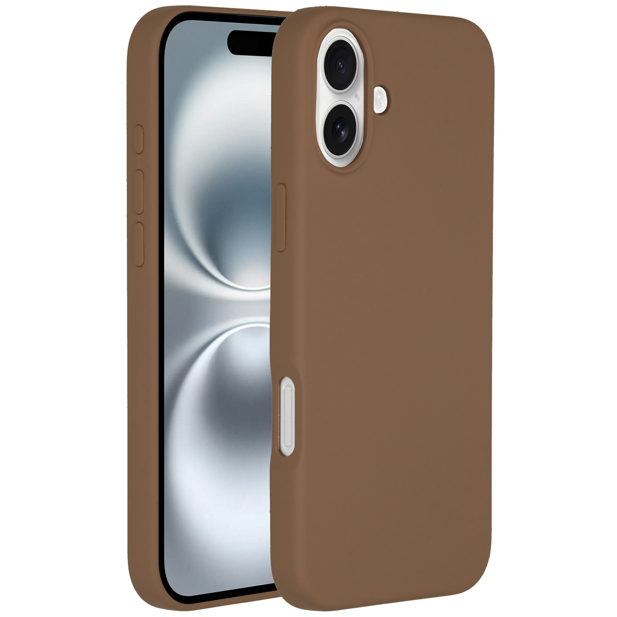 Accezz Liquid Silicone Backcover met MagSafe Apple iPhone 16 - Light Brown