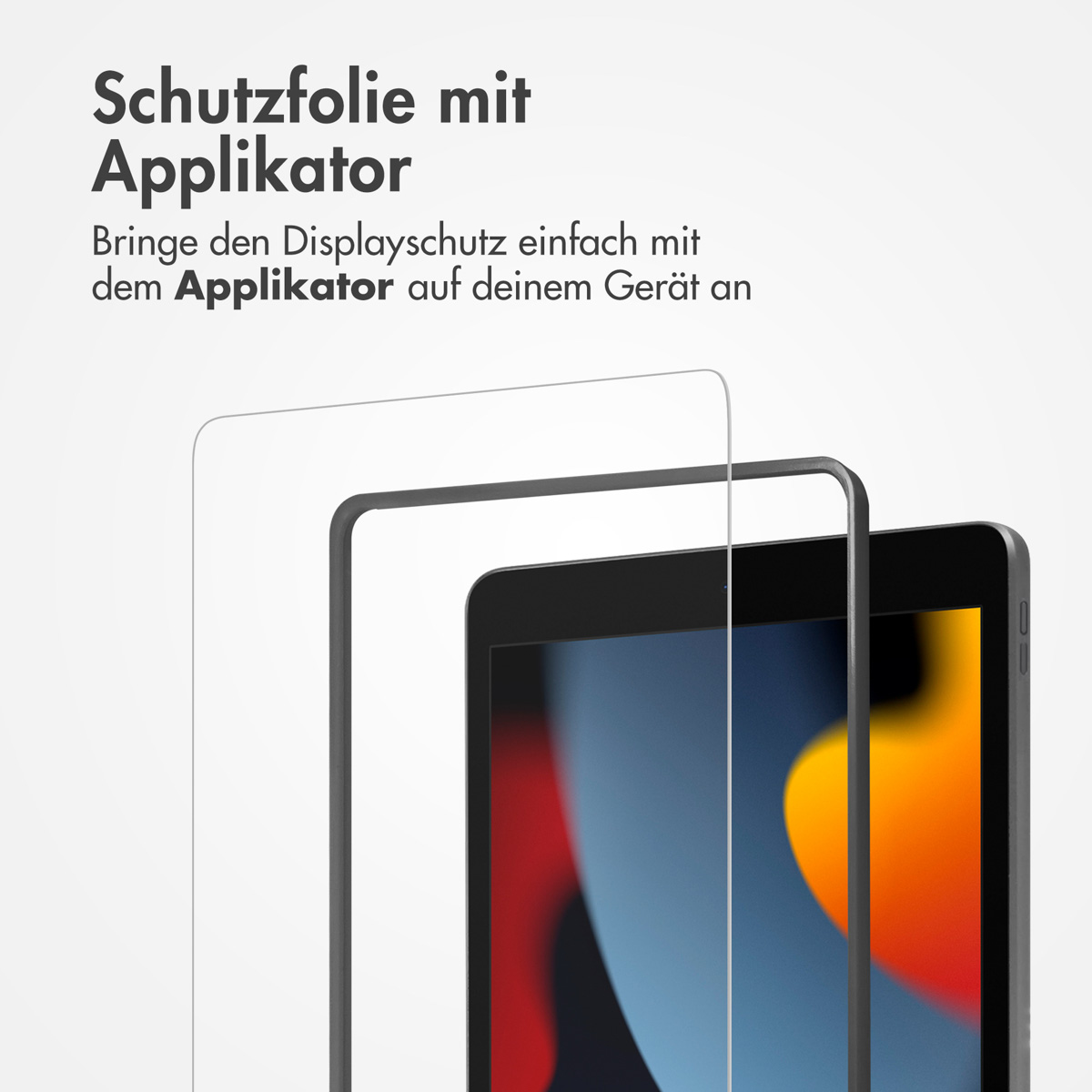 Accezz Glass screenprotector + Applicator Apple iPad 9 (2021) 10.2 inch / iPad 8 (2020) 10.2 inch / iPad 7 (2019) 10.2 inch