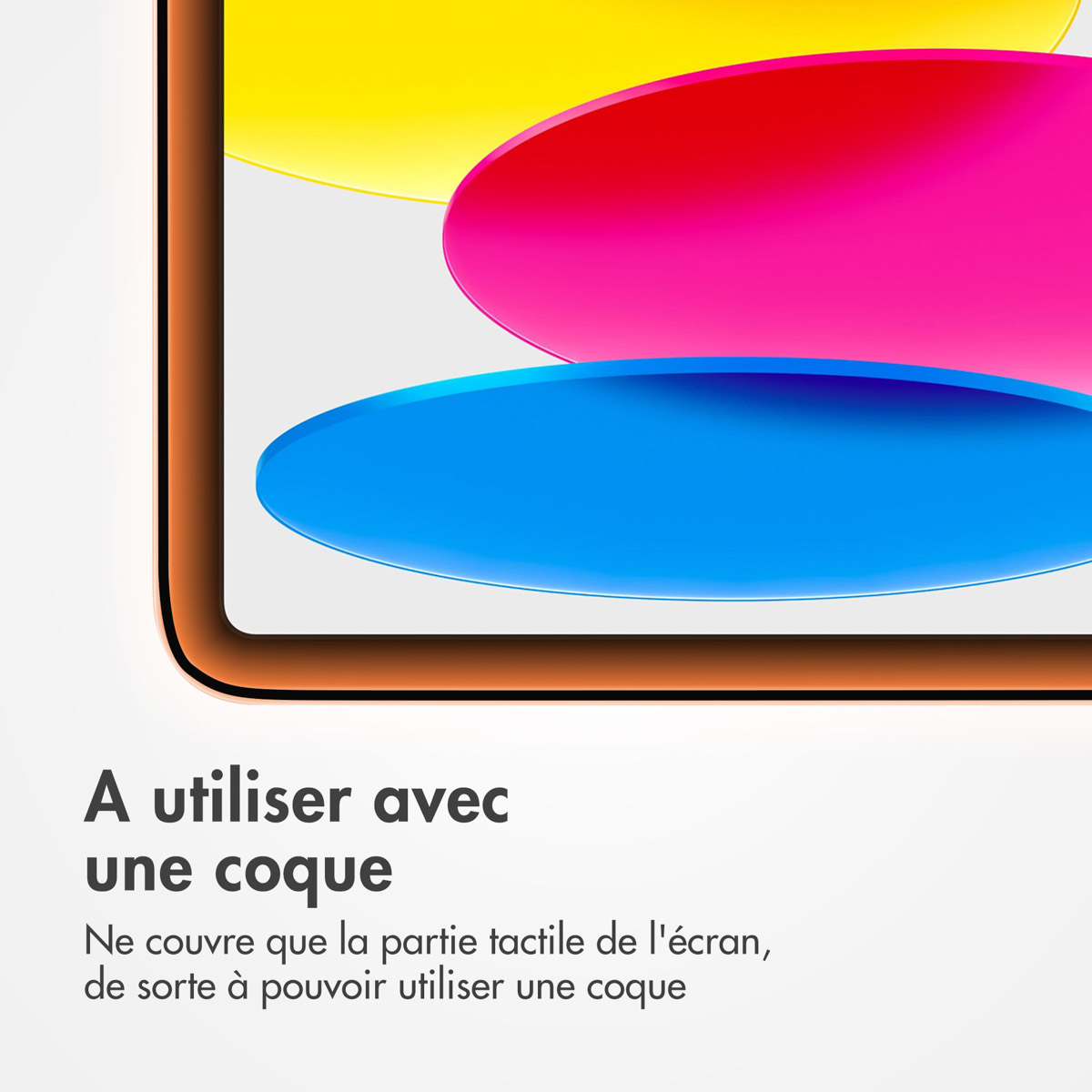Accezz Glass screenprotector + Applicator Apple iPad 11 (2025) 11 inch / iPad 10 (2022) 10.9 inch