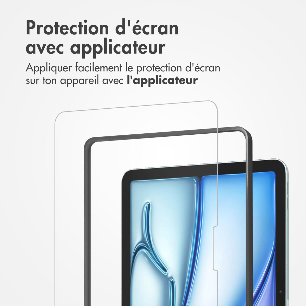 Accezz Glass screenprotector + Applicator Apple iPad Air 11 inch (2025) M3 / (2024) M2