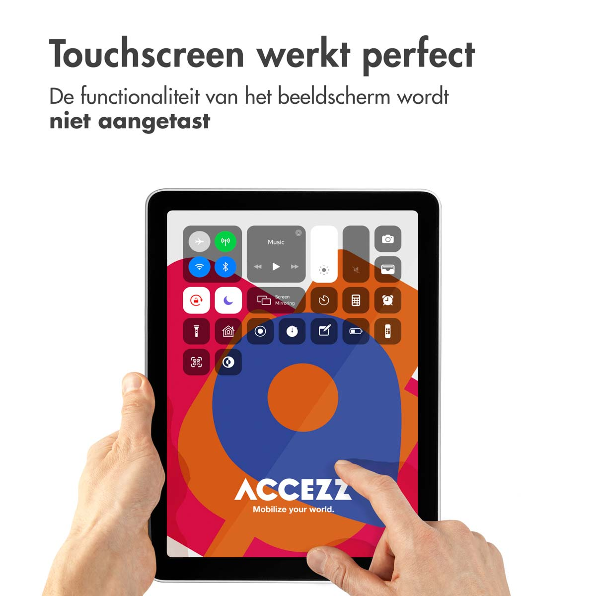 Accezz Glass screenprotector + Applicator Apple iPad Pro 11 (2024) M4