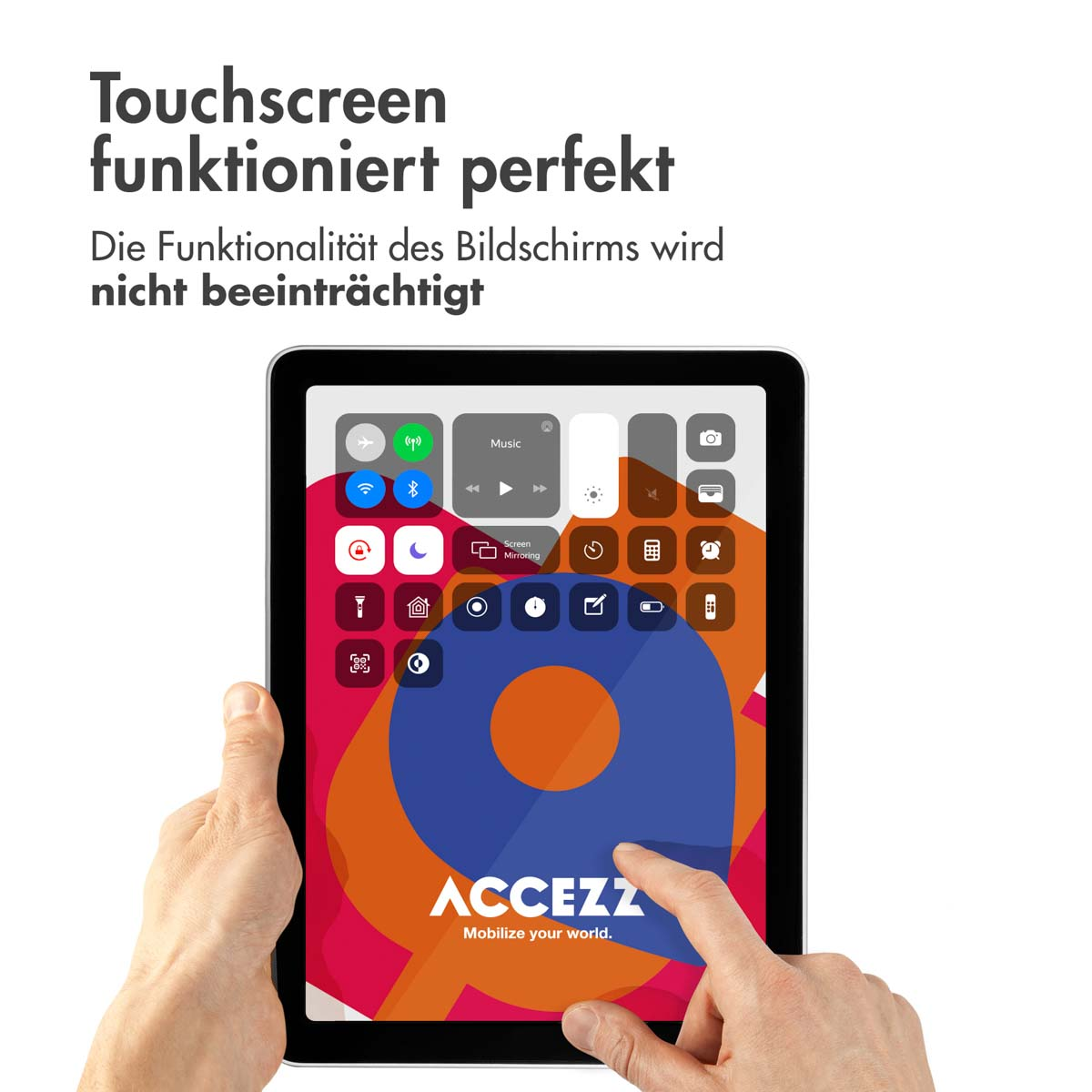 Accezz Glass screenprotector + Applicator Apple iPad Air 13 inch (2025) M3 / (2024) M2