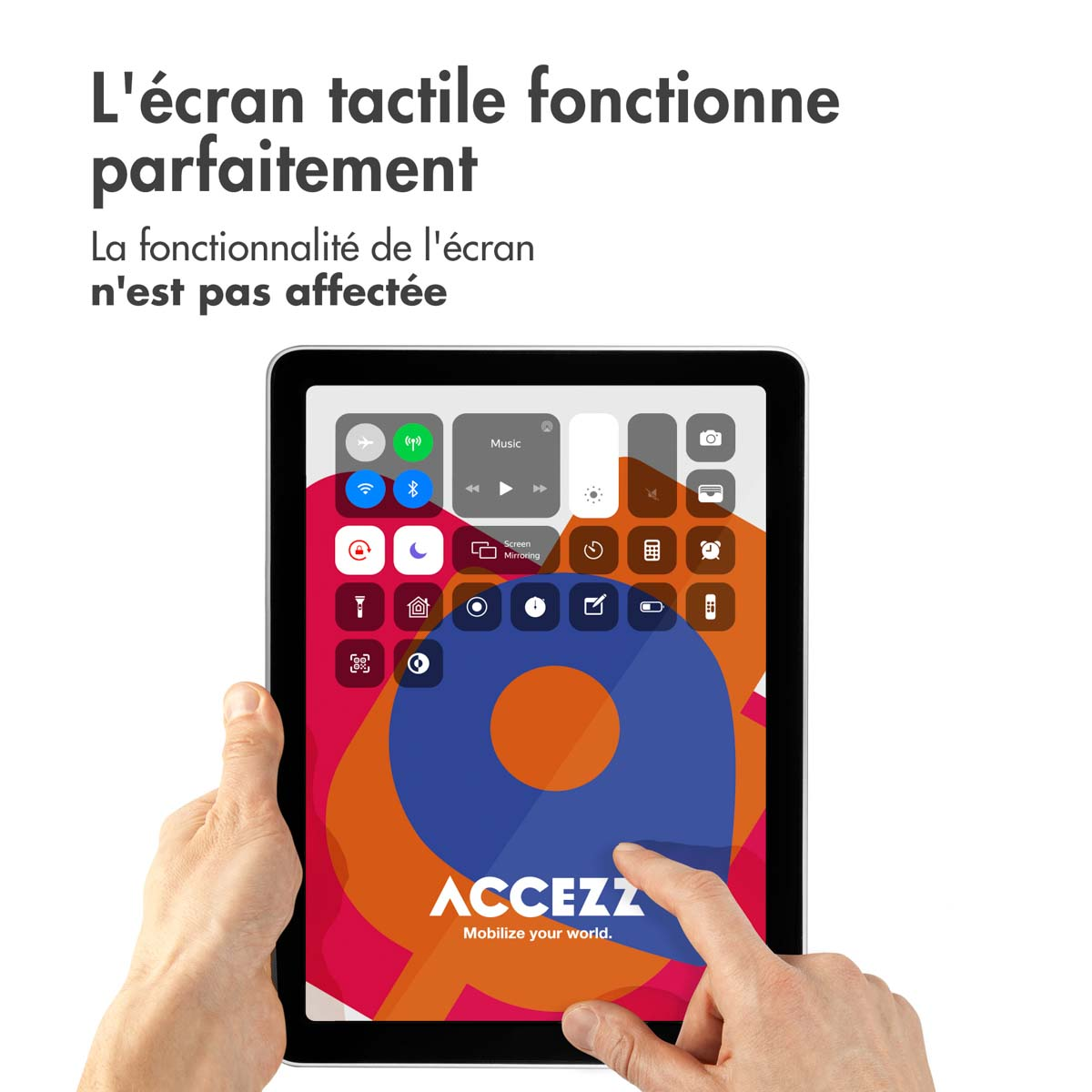 Accezz Glass screenprotector + Applicator Apple iPad Pro 13 (2024) M4