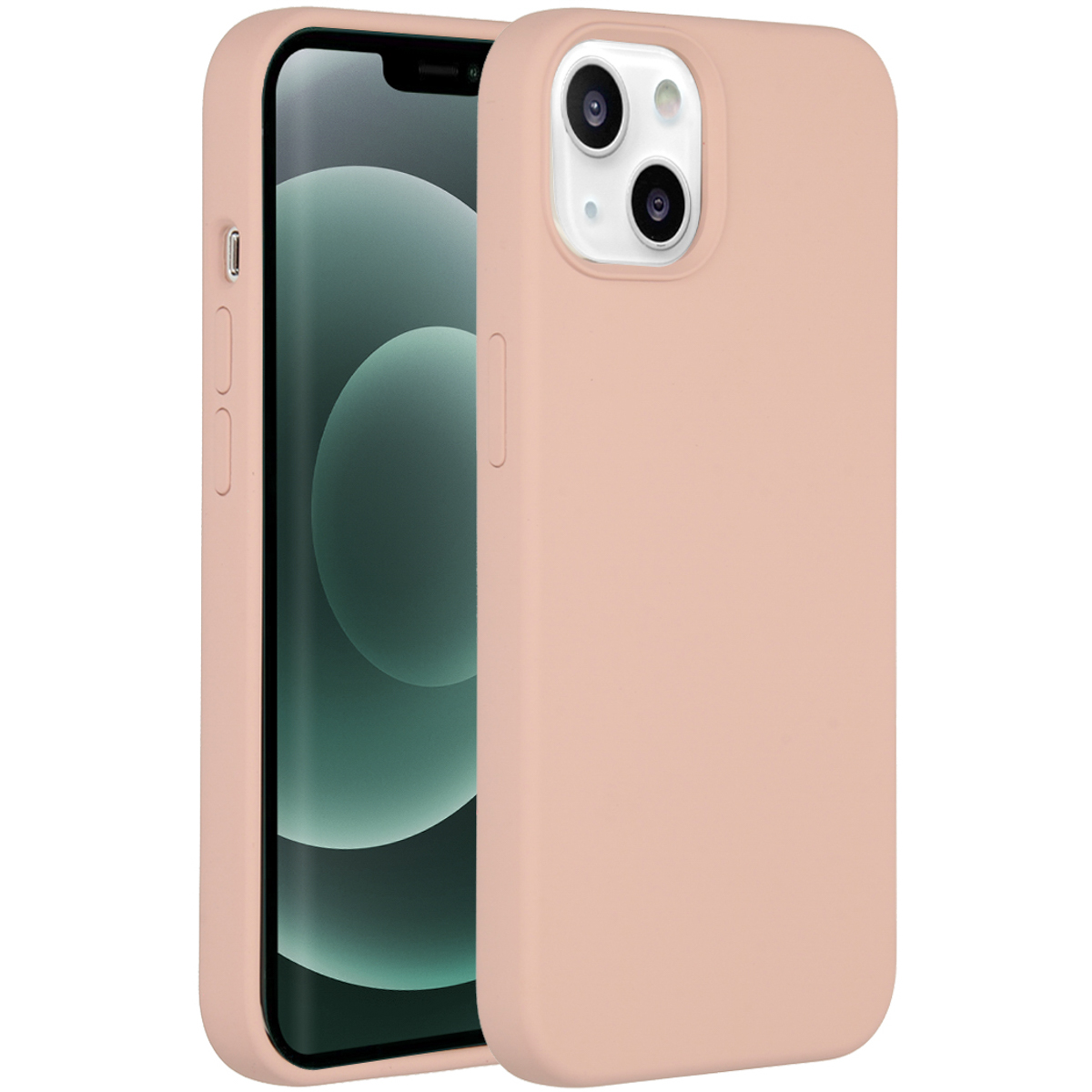 Accezz Liquid Silicone Backcover Apple iPhone 13 Mini - Roze