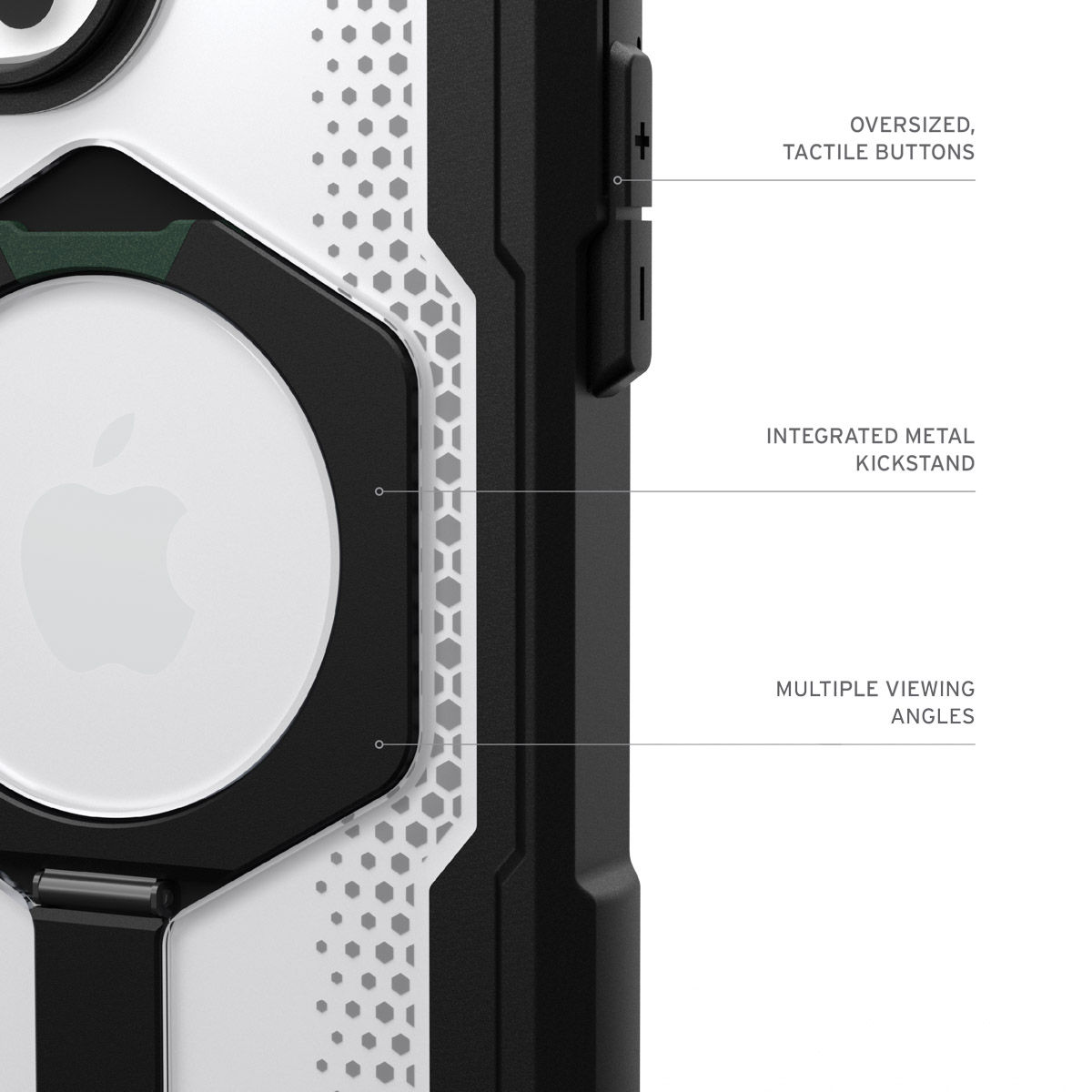 UAG Plasma XTE Backcover MagSafe Apple iPhone 16 Pro - Black / Clear