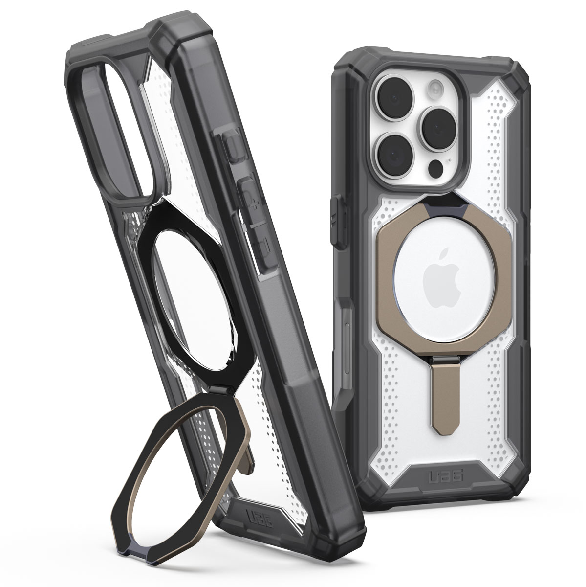 UAG Plasma XTE Backcover MagSafe Apple iPhone 16 Pro - Ash / Titanium