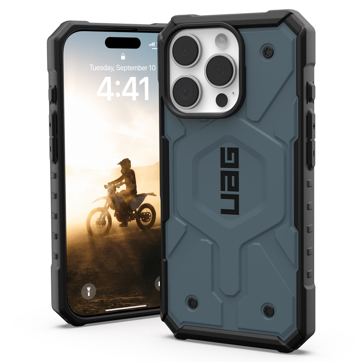UAG Pathfinder Backcover MagSafe Apple iPhone 16 Pro - Cloud Blue