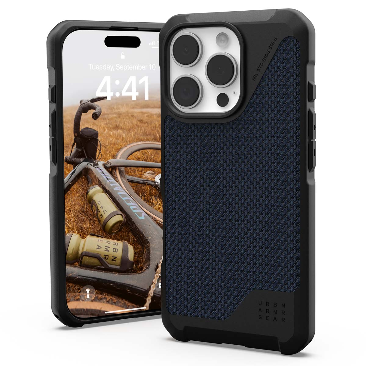 UAG Metropolis LT MagSafe Backcover Apple iPhone 16 Pro - Kevlar Mallard