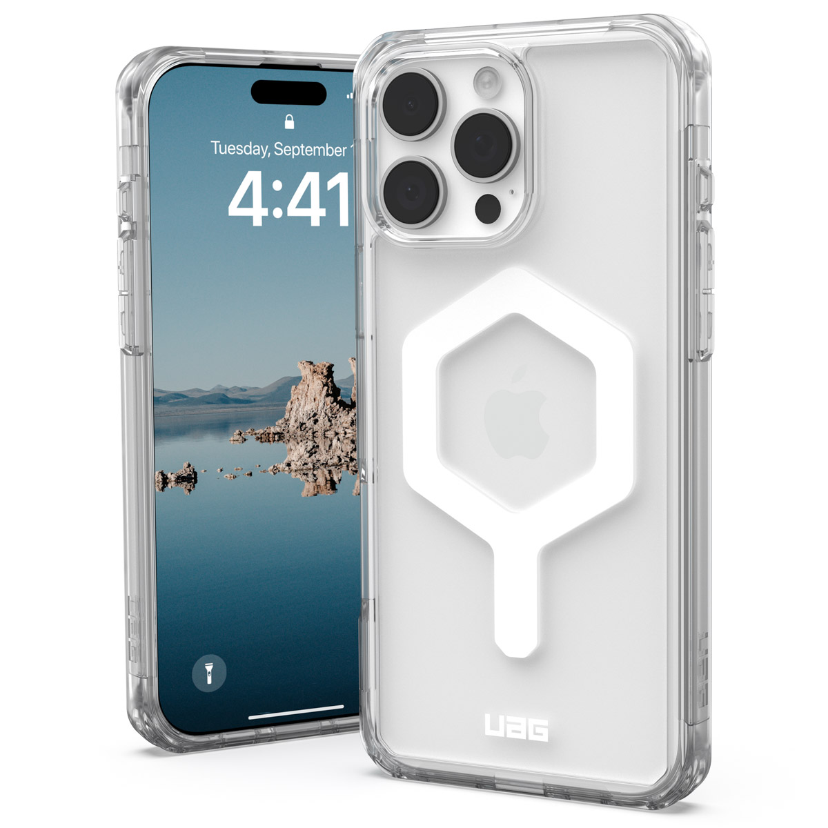 UAG Plyo Backcover MagSafe Apple iPhone 16 Pro Max - Ice / White