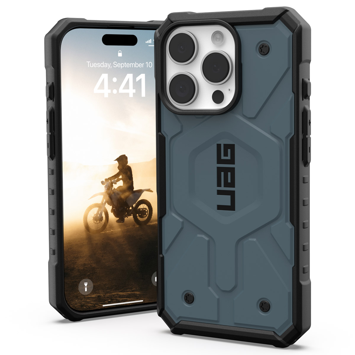 UAG Pathfinder Backcover MagSafe Apple iPhone 16 Pro Max - Cloud Blue