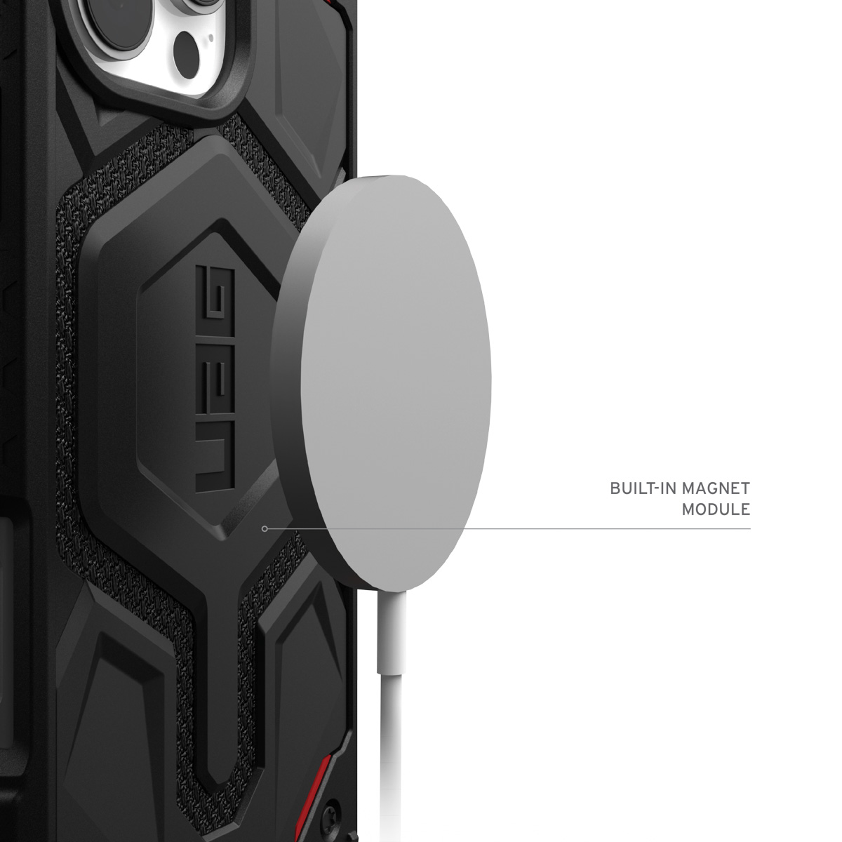 UAG Monarch Backcover Apple iPhone 16 Pro Max - Kevlar Black