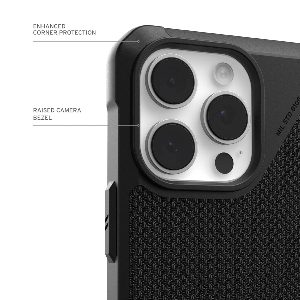 UAG Metropolis LT MagSafe Backcover Apple iPhone 16 Pro Max - Kevlar Black