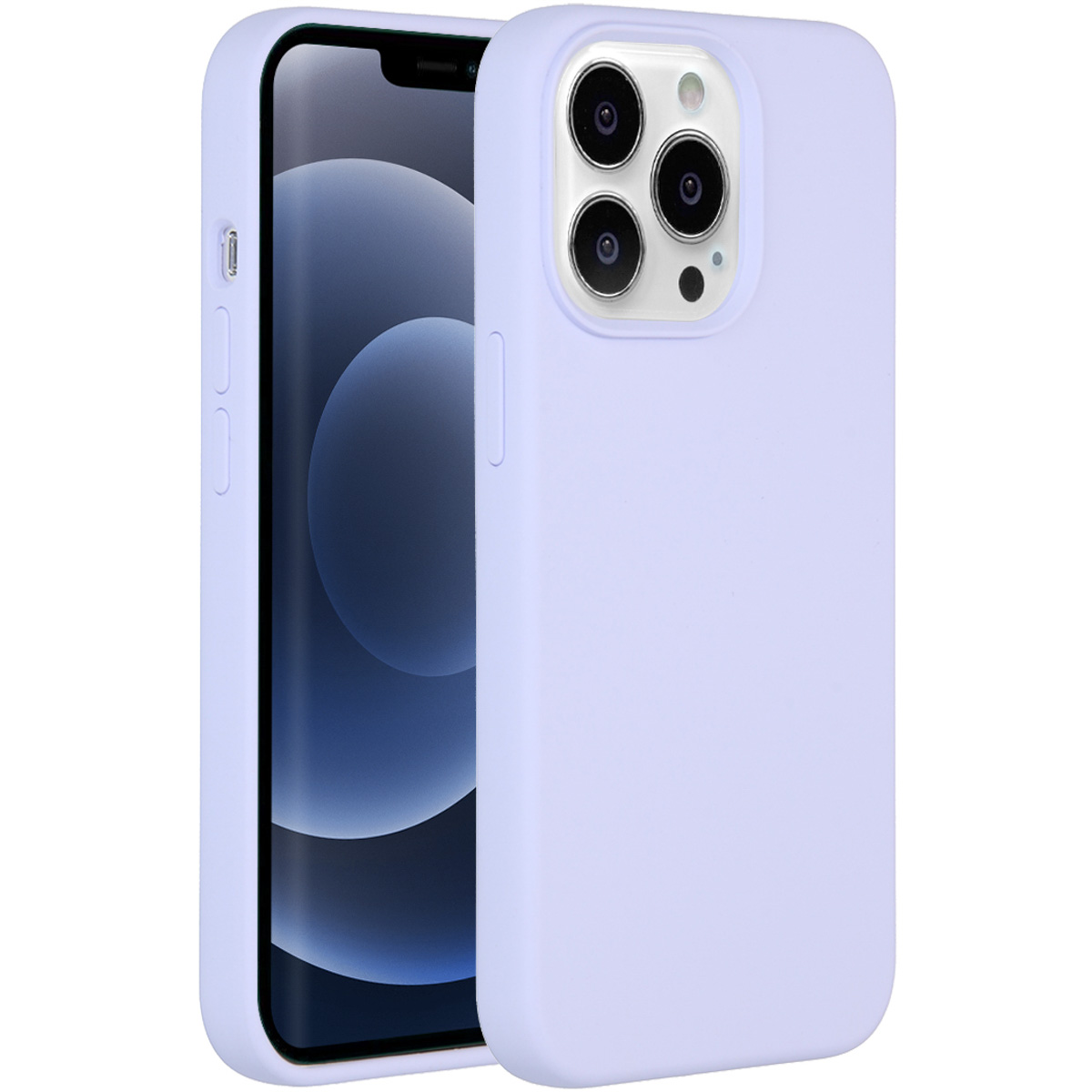 Accezz Liquid Silicone Backcover Apple iPhone 13 Pro - Paars
