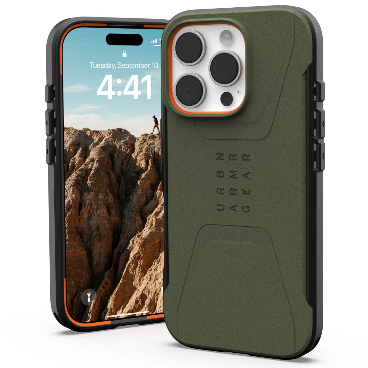UAG Civilian Backcover MagSafe Apple iPhone 16 Pro - Olive Drab