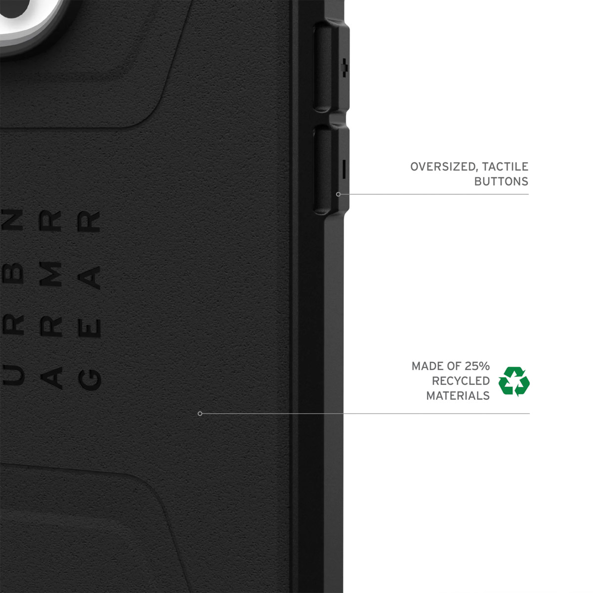 UAG Civilian Backcover MagSafe Apple iPhone 16 Pro - Black