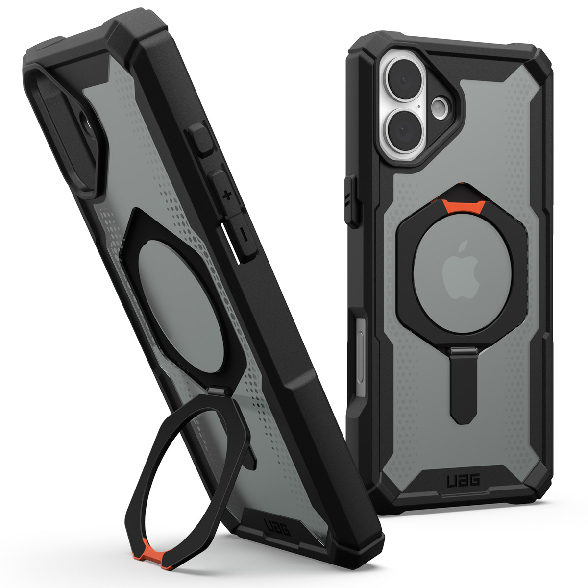UAG Plasma XTE Backcover MagSafe Apple iPhone 16 Plus - Black / Orange