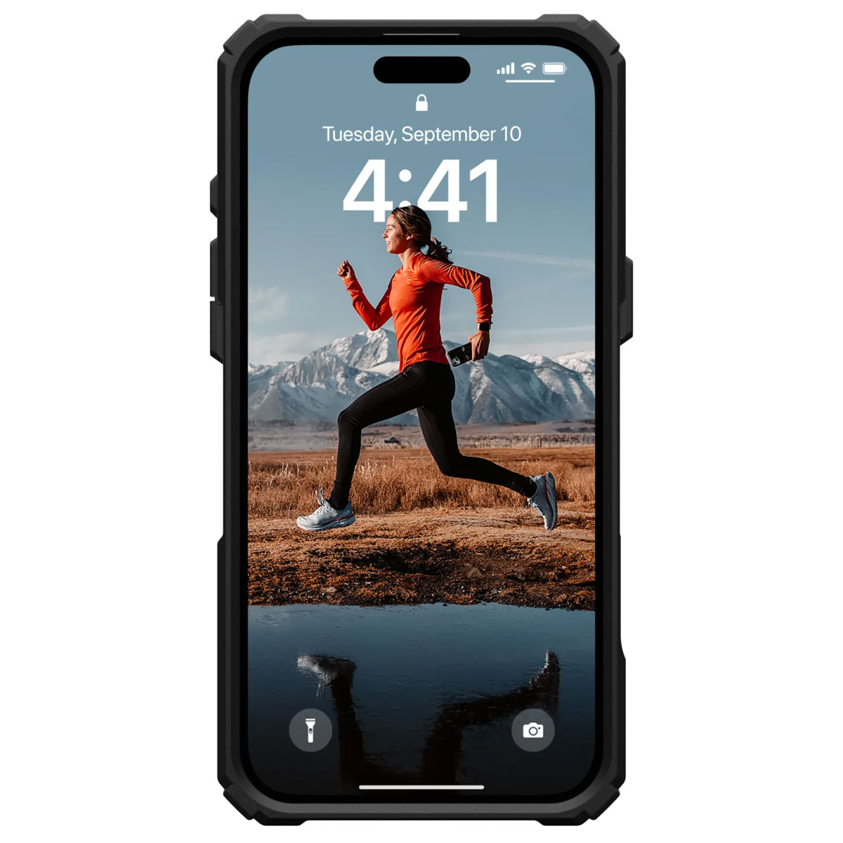 UAG Plasma XTE Backcover MagSafe Apple iPhone 16 Plus - Black / Orange
