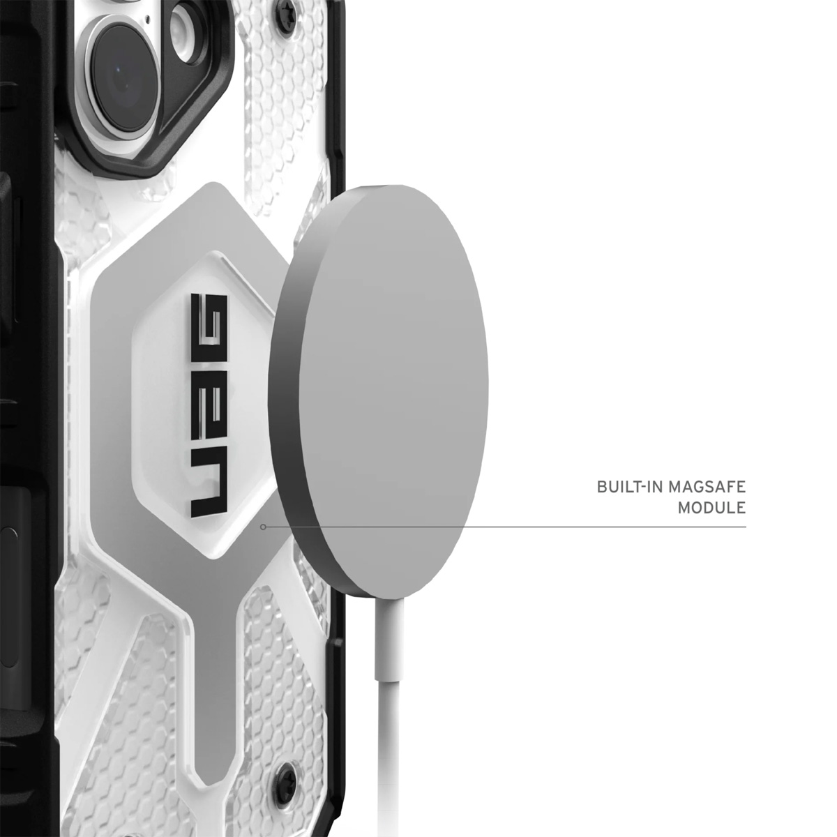 UAG Pathfinder Backcover MagSafe Apple iPhone 16 Plus - Ice