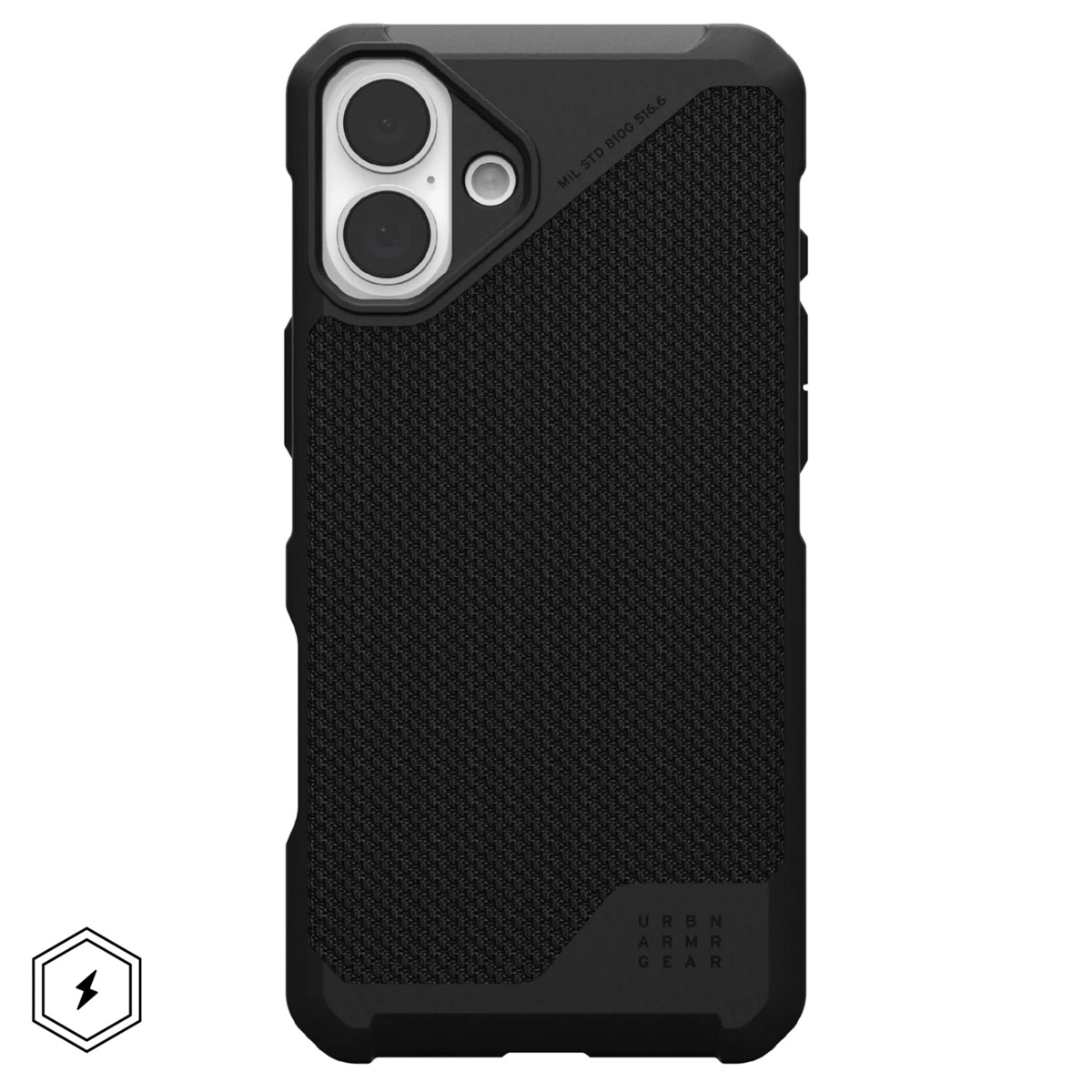 UAG Metropolis LT MagSafe Backcover Apple iPhone 16 Plus - Kevlar Black