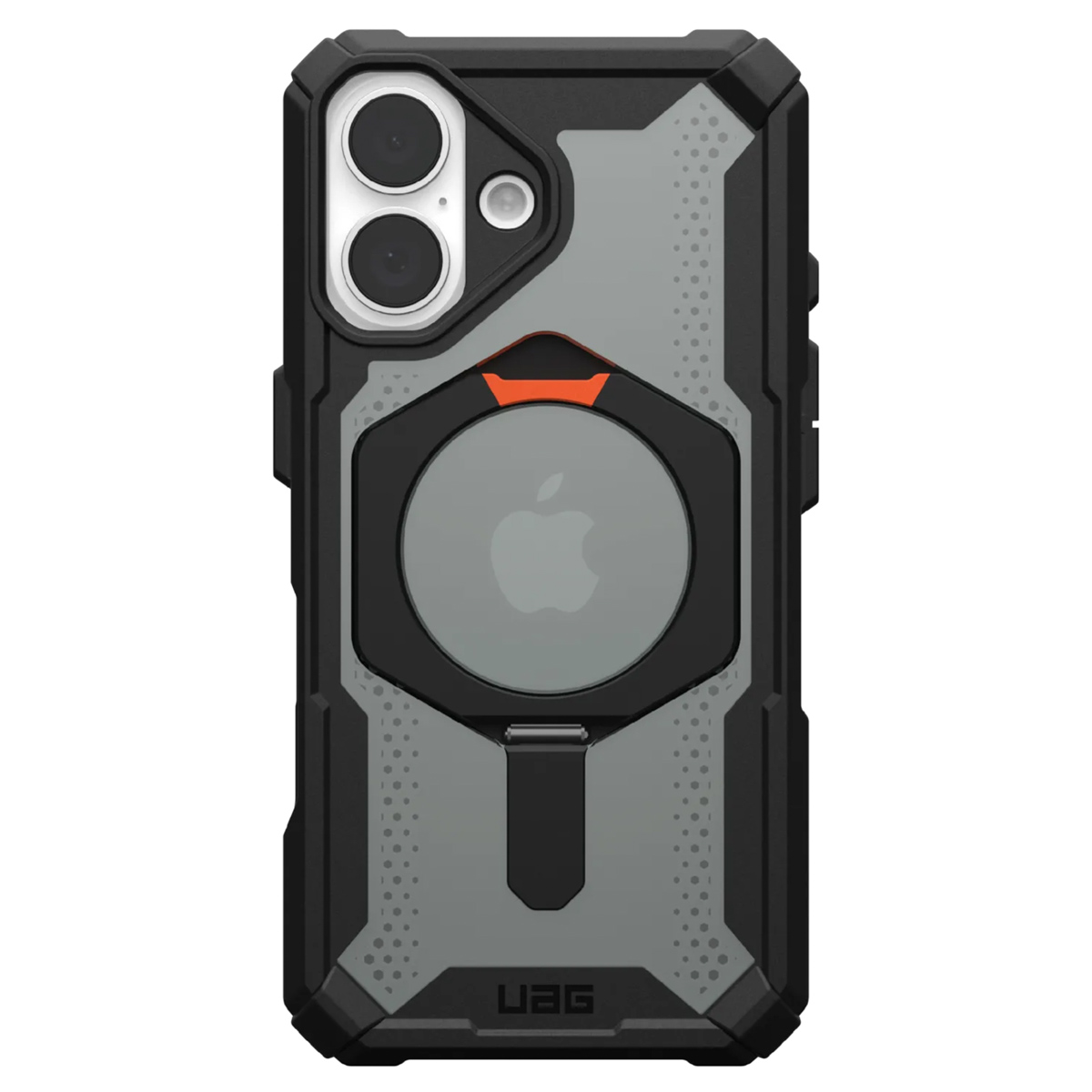 UAG Plasma XTE Backcover MagSafe Apple iPhone 16 - Black / Orange