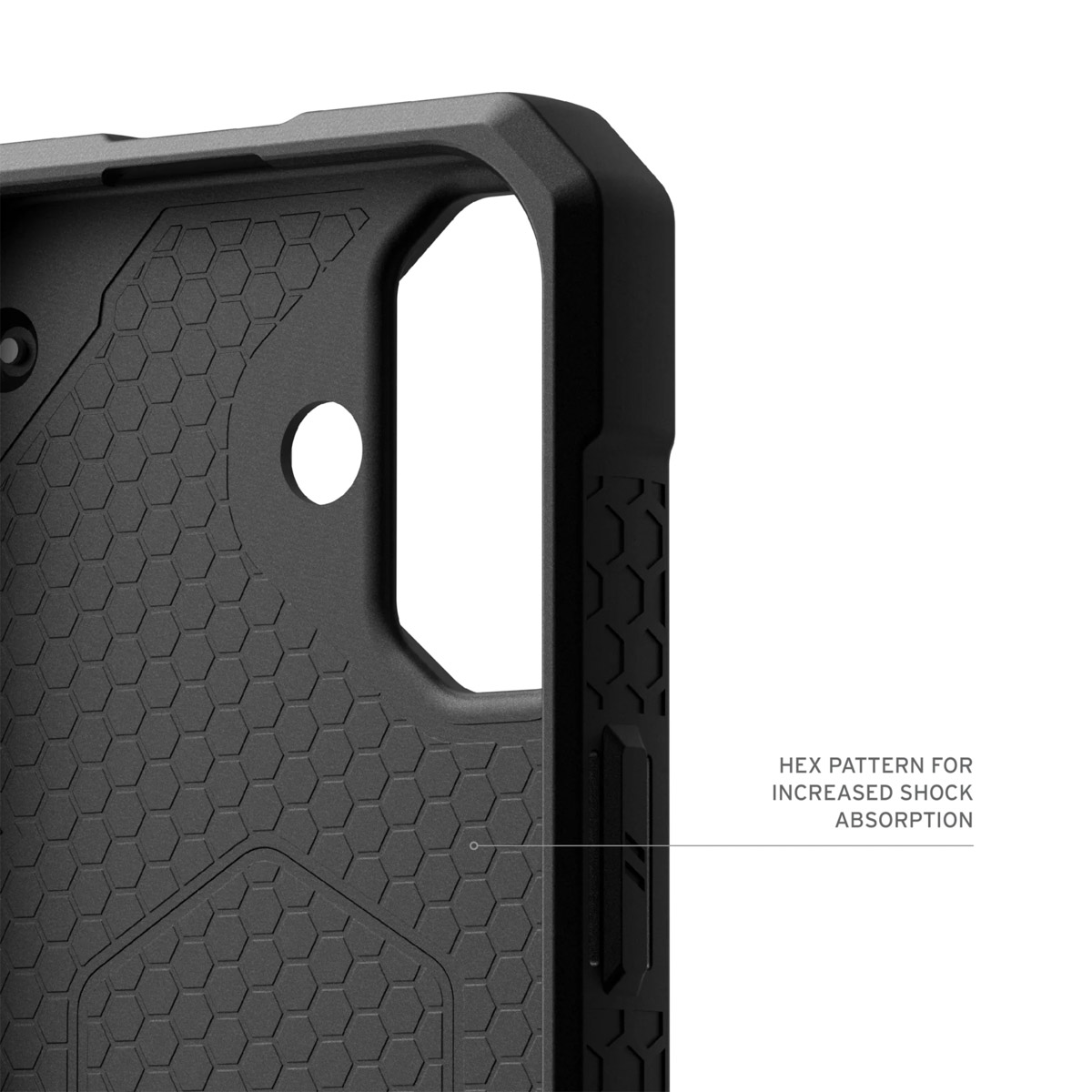 UAG Monarch Pro Backcover Apple iPhone 16 - Carbon Fiber