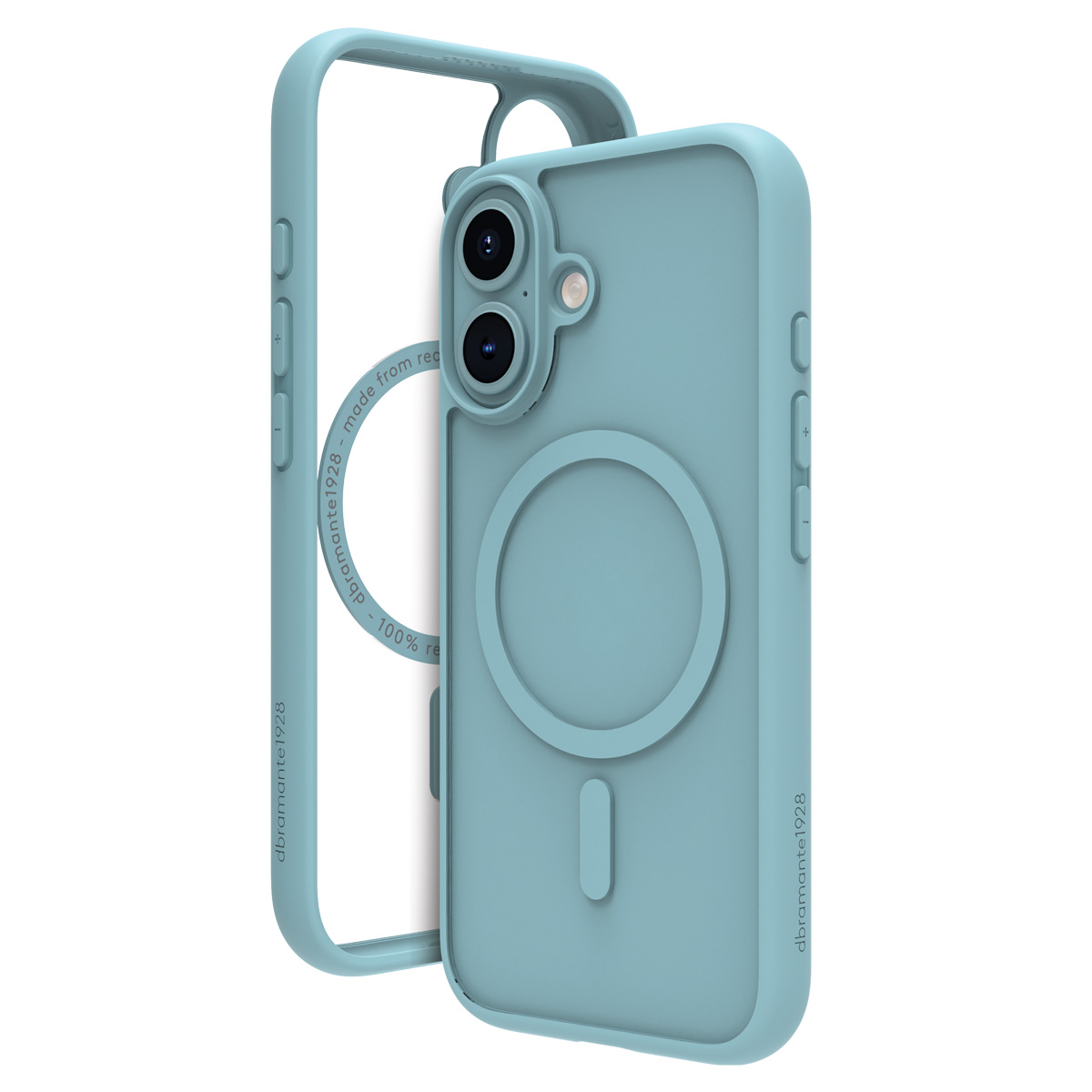 dbramante1928 Grenen Backcover MagSafe Apple iPhone 16 - Transparant / Groen