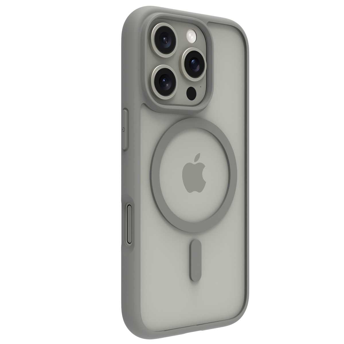 dbramante1928 Grenen Backcover MagSafe Apple iPhone 16 Pro - Transparant / Titanium