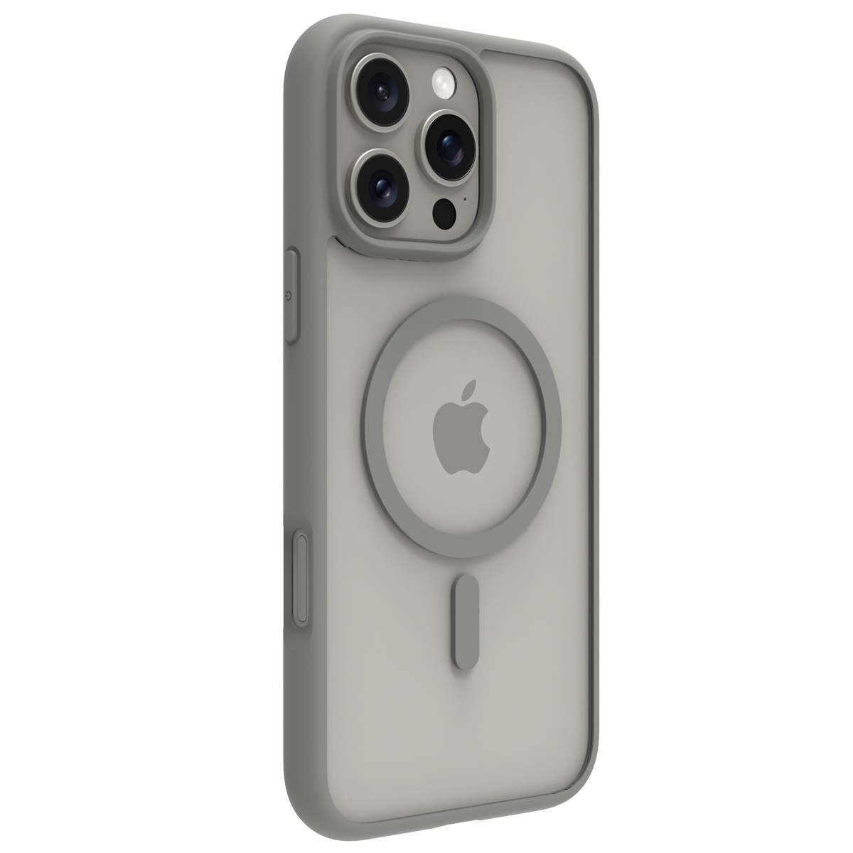 dbramante1928 Grenen Backcover MagSafe Apple iPhone 16 Pro Max - Transparant / Titanium