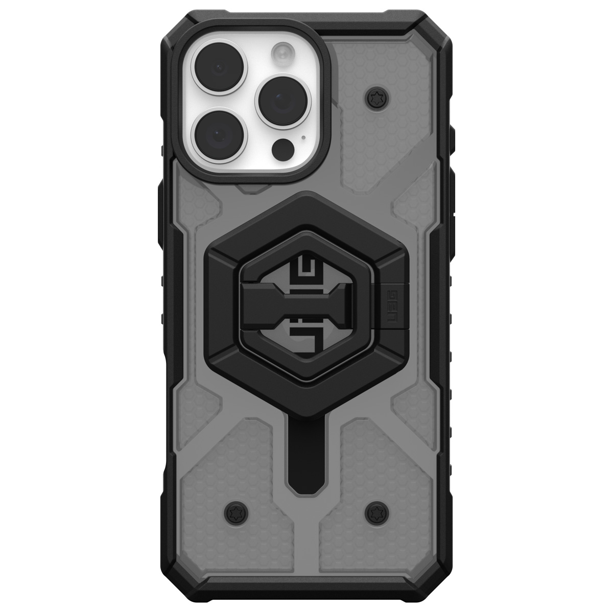 UAG Pathfinder Backcover MagSafe met polsbandje Apple iPhone 16 Pro Max - Ash Black