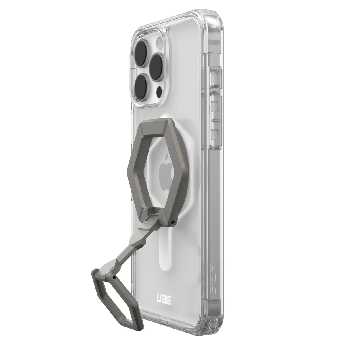UAG Plyo Pro backcover + Magnetic Ring Stand Apple iPhone 16 Pro Max - Ice