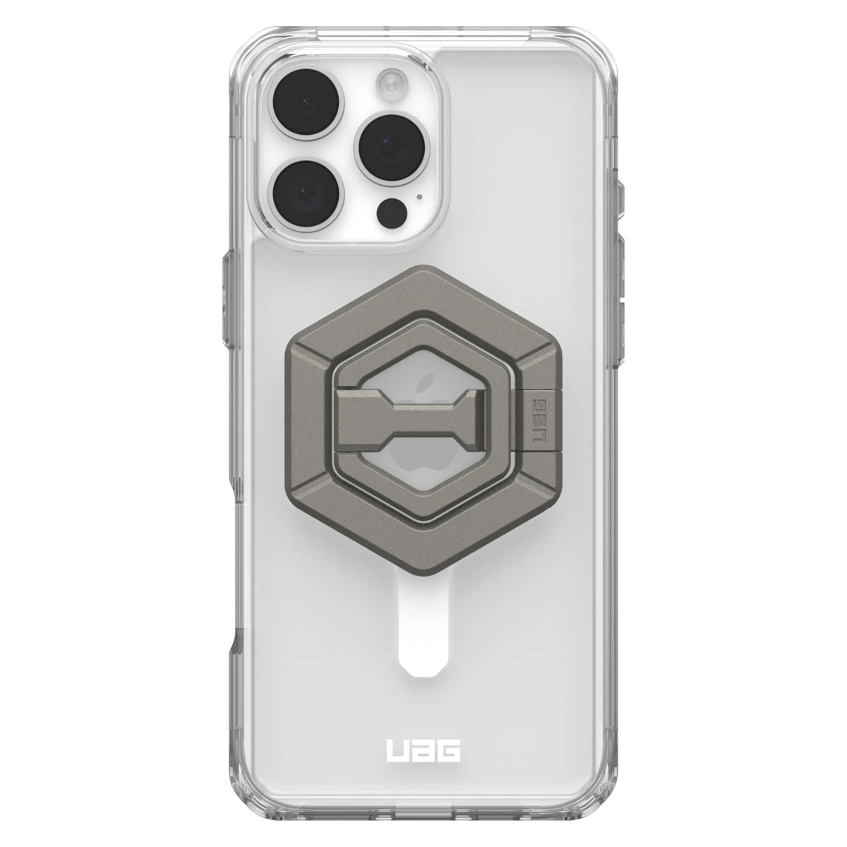UAG Plyo Pro backcover + Magnetic Ring Stand Apple iPhone 16 Pro Max - Ice