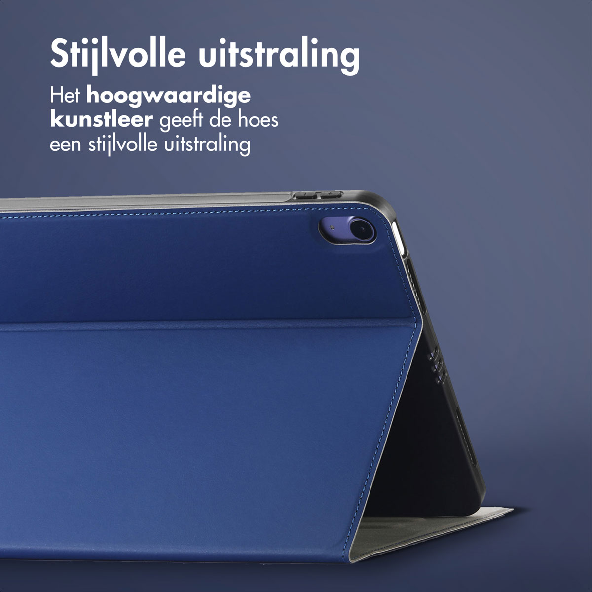 Accezz Classic Tablet Case Apple iPad 11 (2025) 11 inch / iPad 10 (2022) 10.9 inch - Donkerblauw