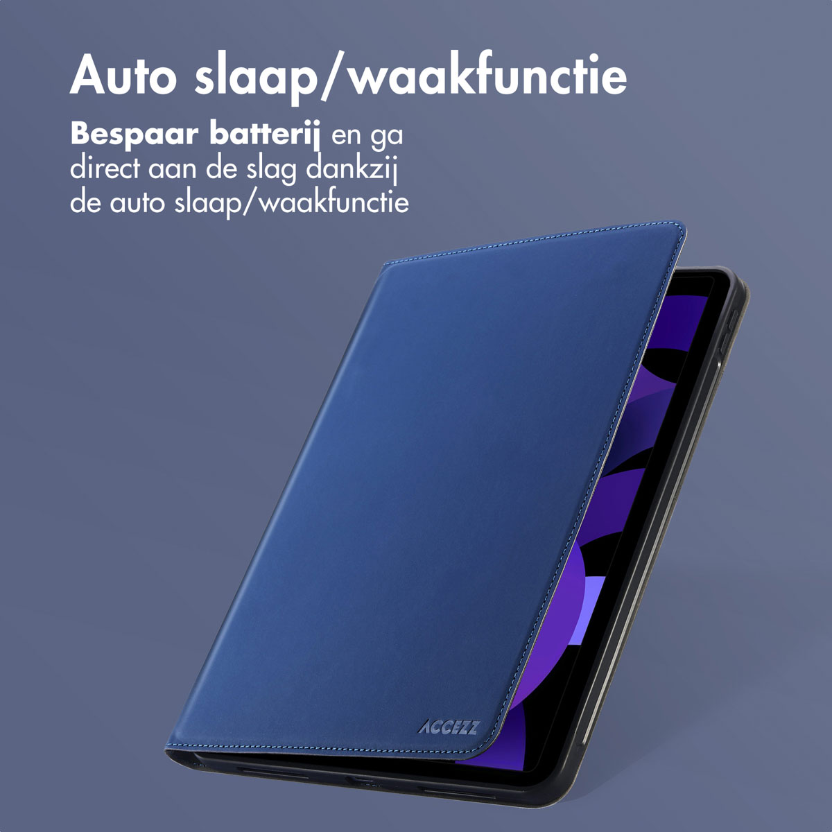 Accezz Classic Tablet Case Apple iPad 11 (2025) 11 inch / iPad 10 (2022) 10.9 inch - Donkerblauw