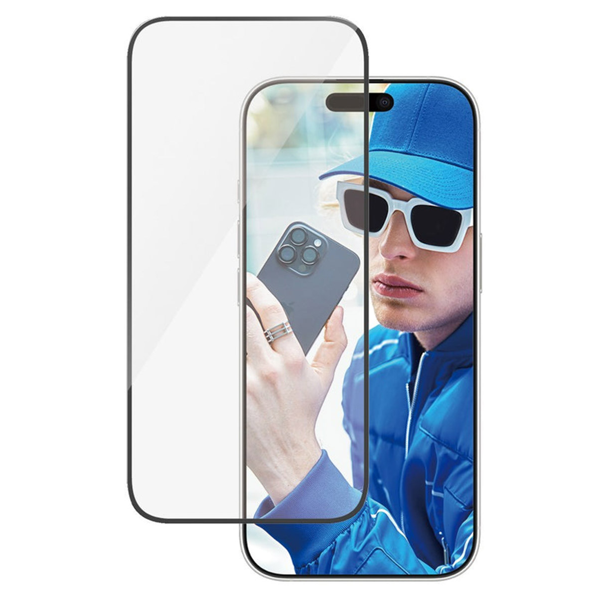 PanzerGlass Ultra-Wide Fit Anti-Bacterial Screenprotector Apple iPhone 16 Pro