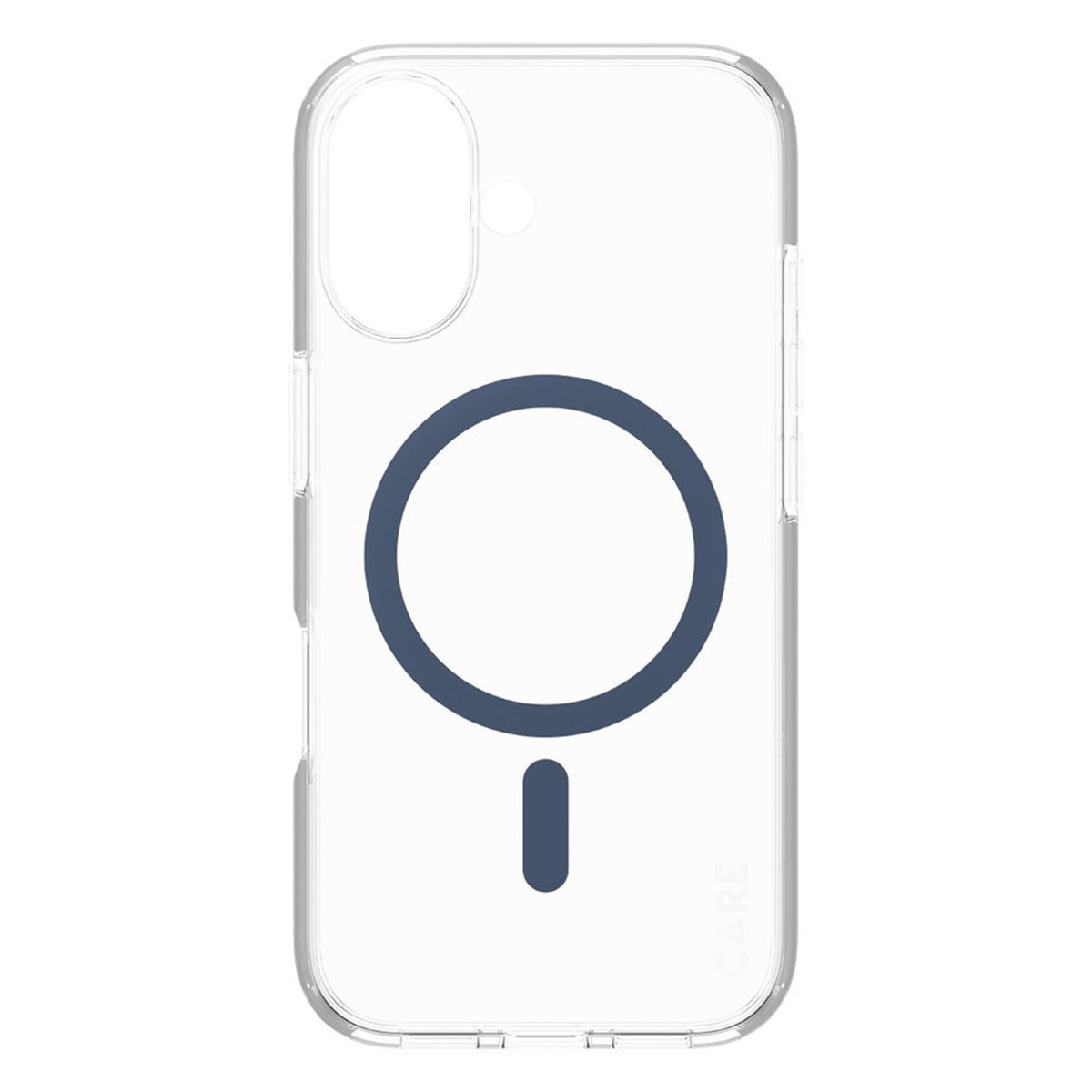 CARE by PanzerGlass Urban Combat Case MagSafe Apple iPhone 16 - Transparant / Blauw