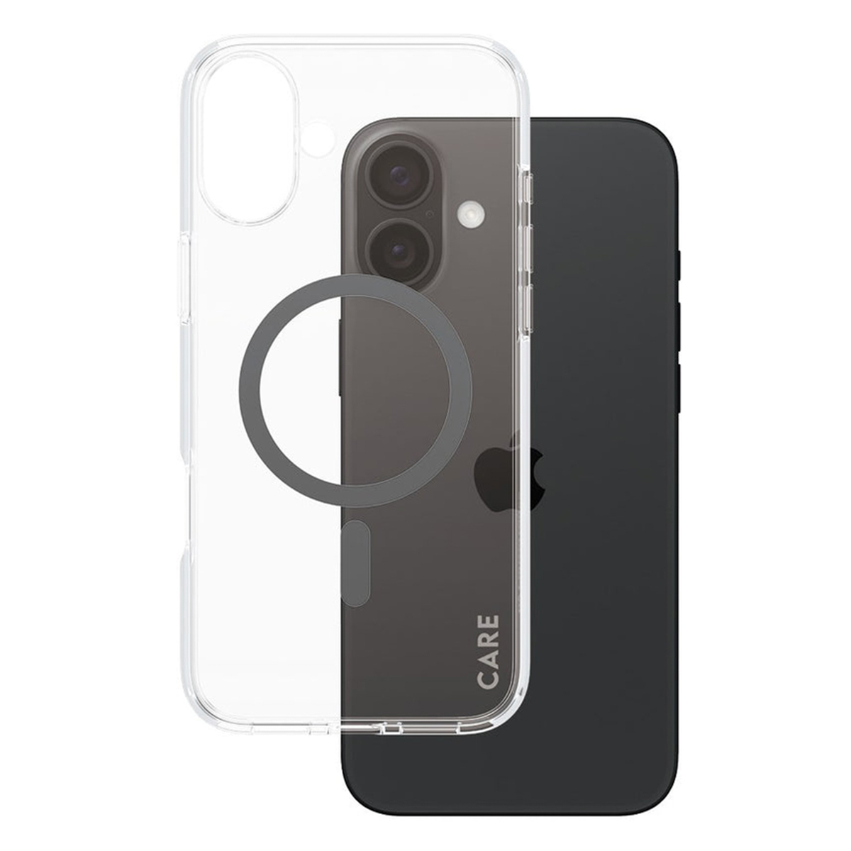 CARE by PanzerGlass Urban Combat Case MagSafe Apple iPhone 16 Plus- Transparant / Blauw