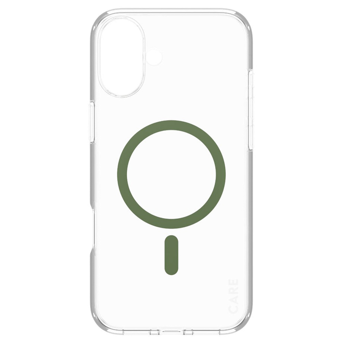 CARE by PanzerGlass Urban Combat Case MagSafe Apple iPhone 16 Plus - Transparant / Groen